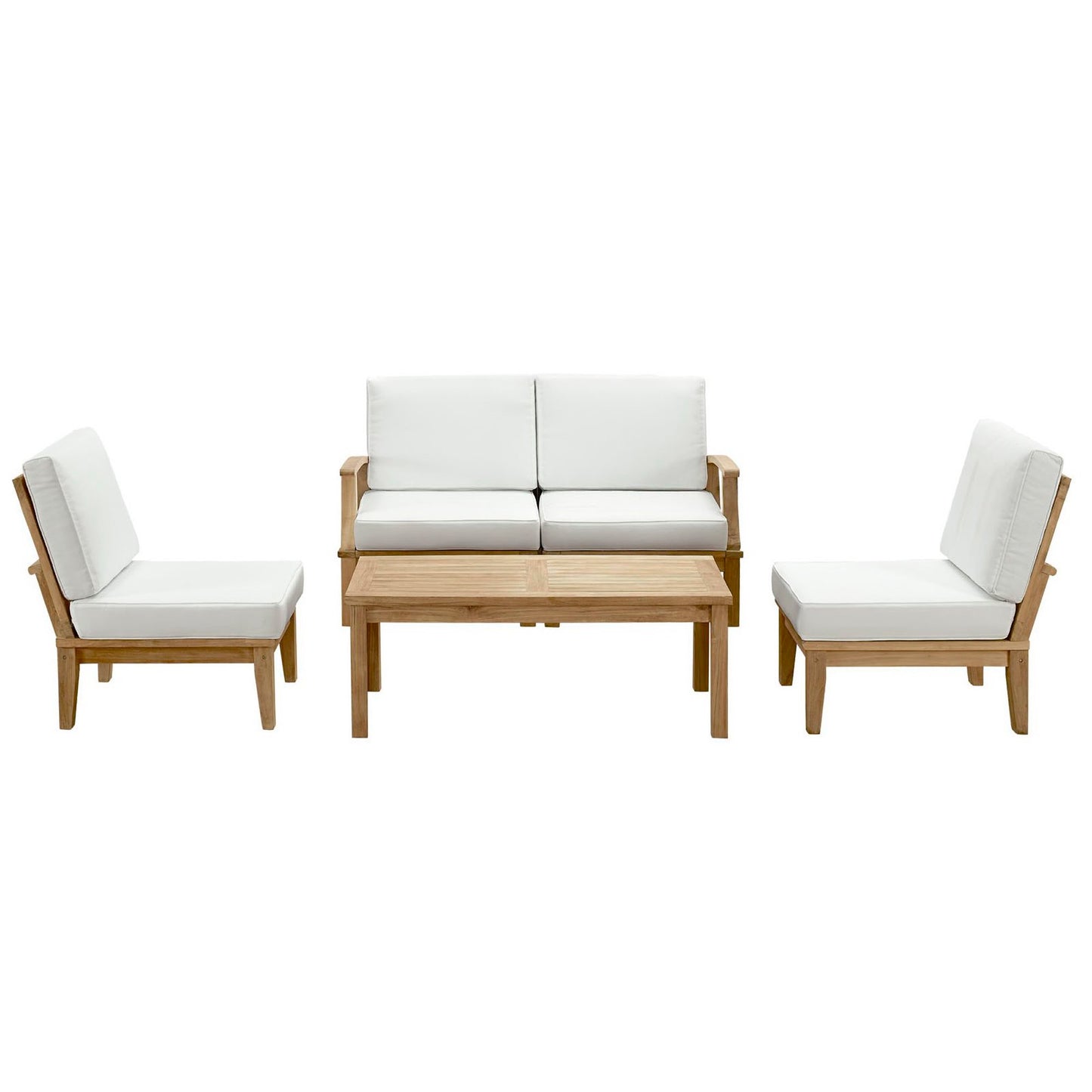 Marina 5 Piece Outdoor Patio Teak Set by Modway EEI-1477