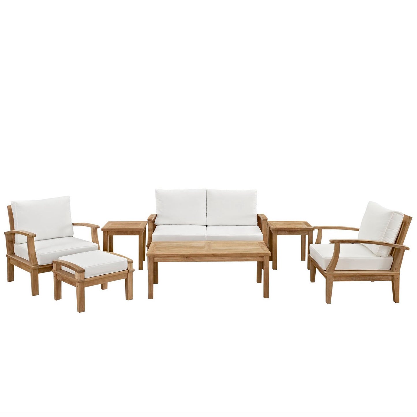 Marina 7 Piece Outdoor Patio Teak Set by Modway EEI-1486