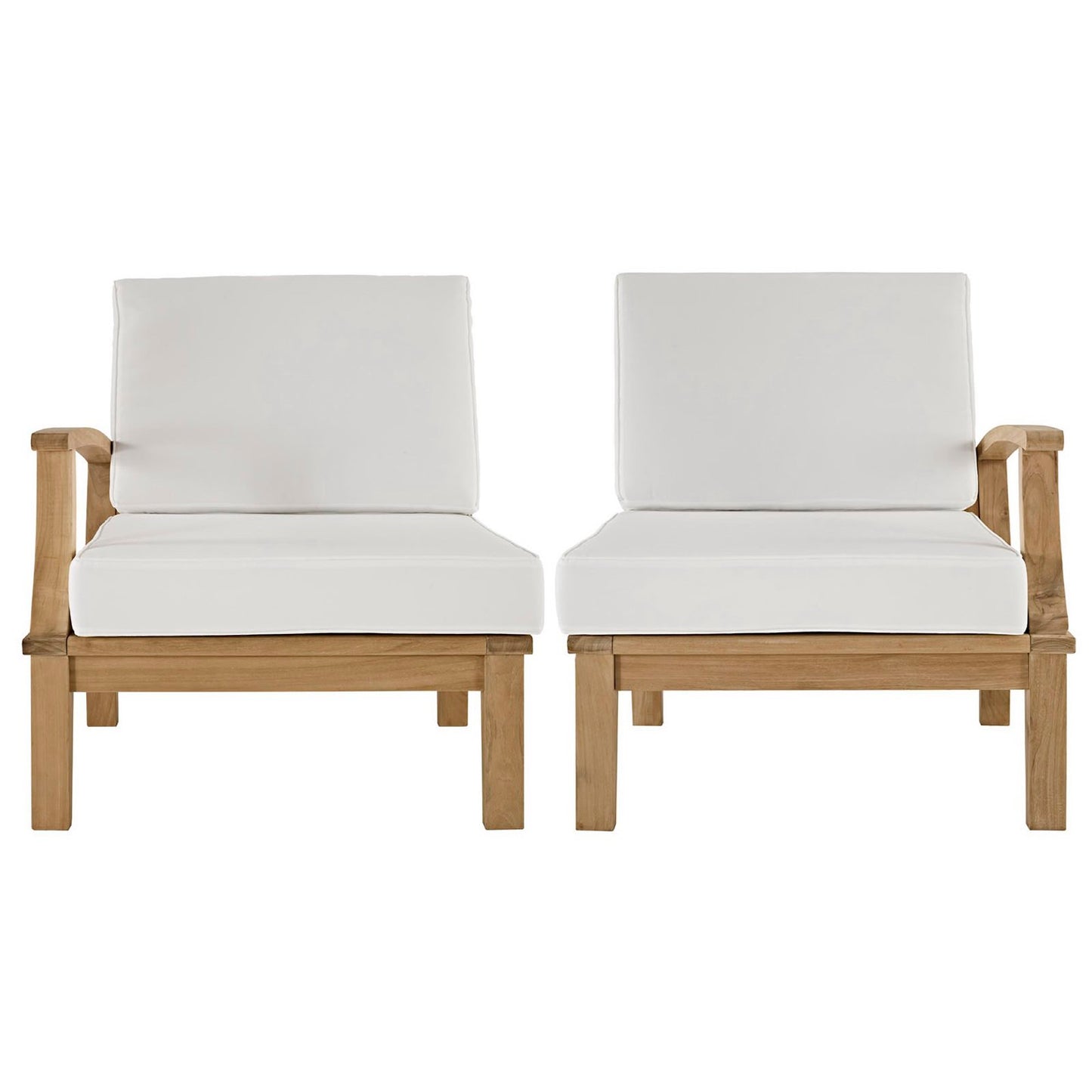 Marina 2 Piece Outdoor Patio Teak Set by Modway EEI-1822
