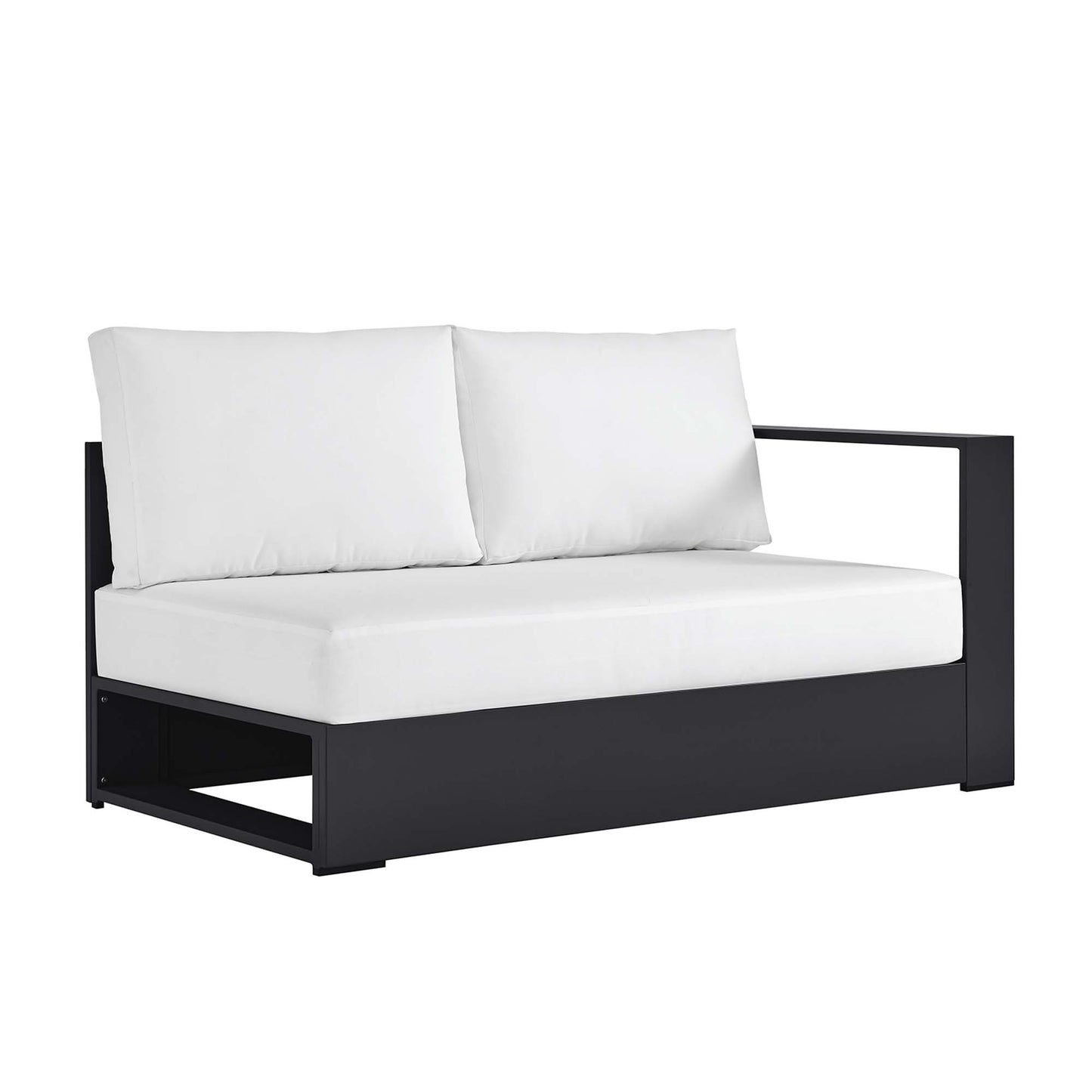 Tahoe Outdoor Patio Powder-Coated Aluminum Modular Right-Facing Loveseat by Modway EEI-6630