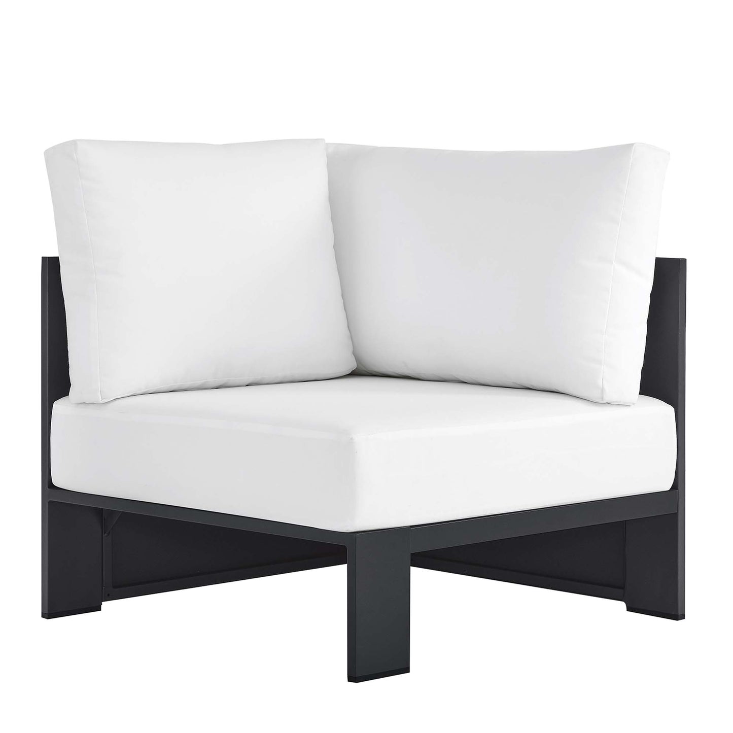 Tahoe Outdoor Patio Powder-Coated Aluminum Modular Corner Chair by Modway EEI-6631