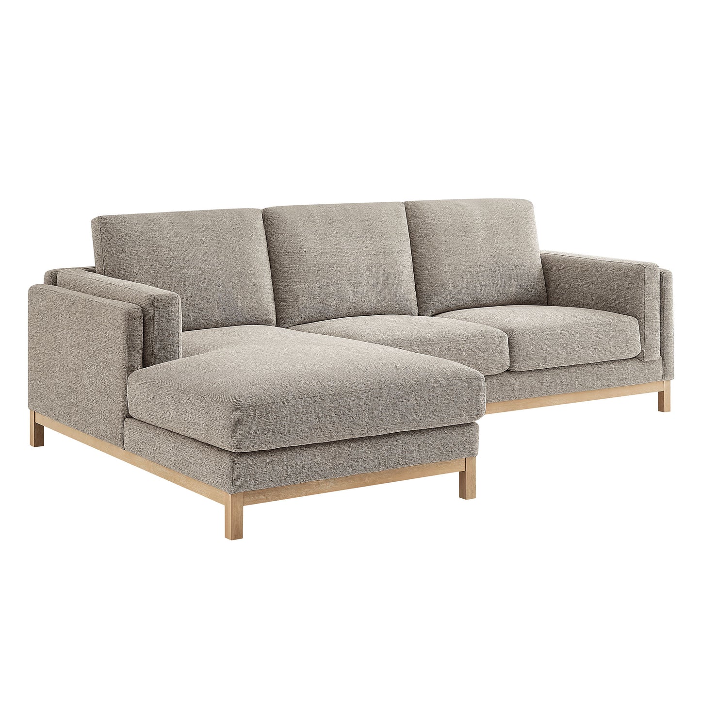 Roscoe Left-Facing Fabric Sectional Sofa with Chaise by Modway EEI-7374