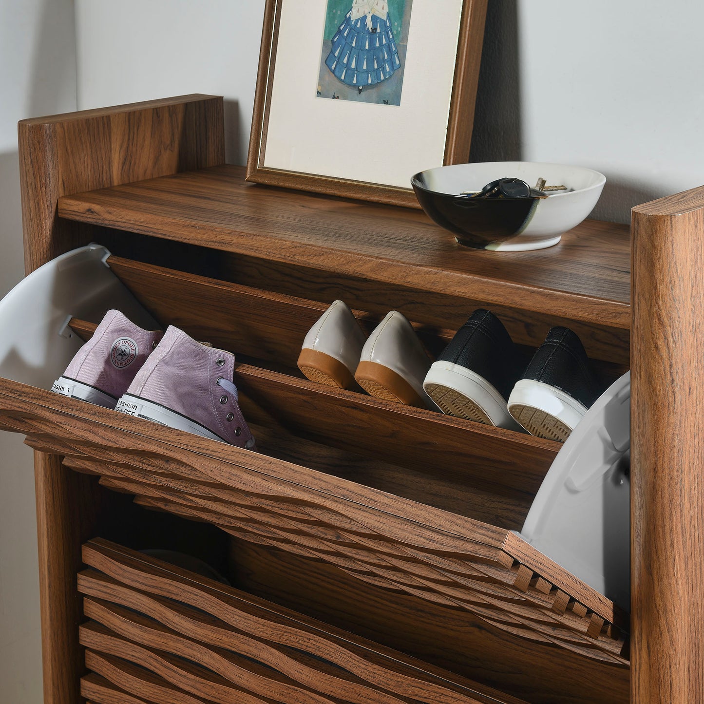 Emric Wave Shoe Cabinet by Modway EEI-7447