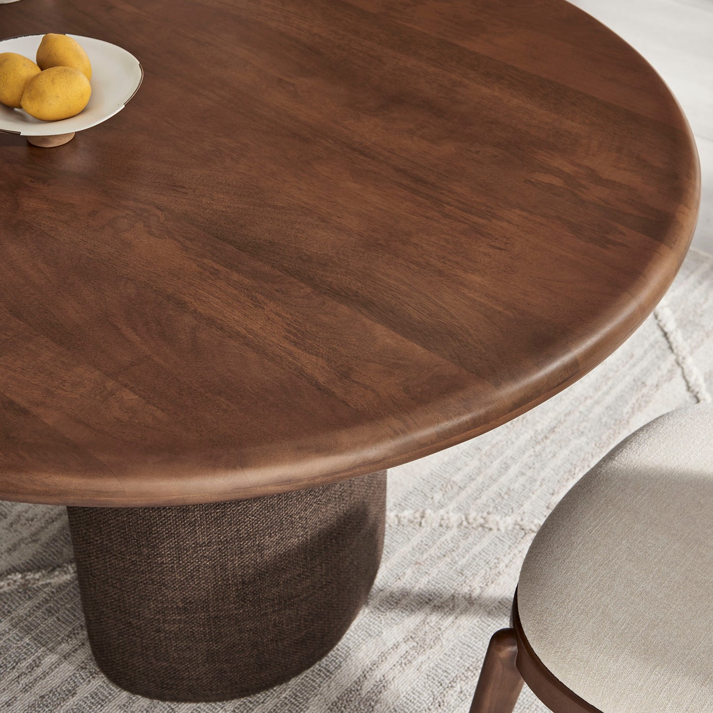 Enric 84 Inch Mango Wood Oval Dining Table by Modway EEI-7458