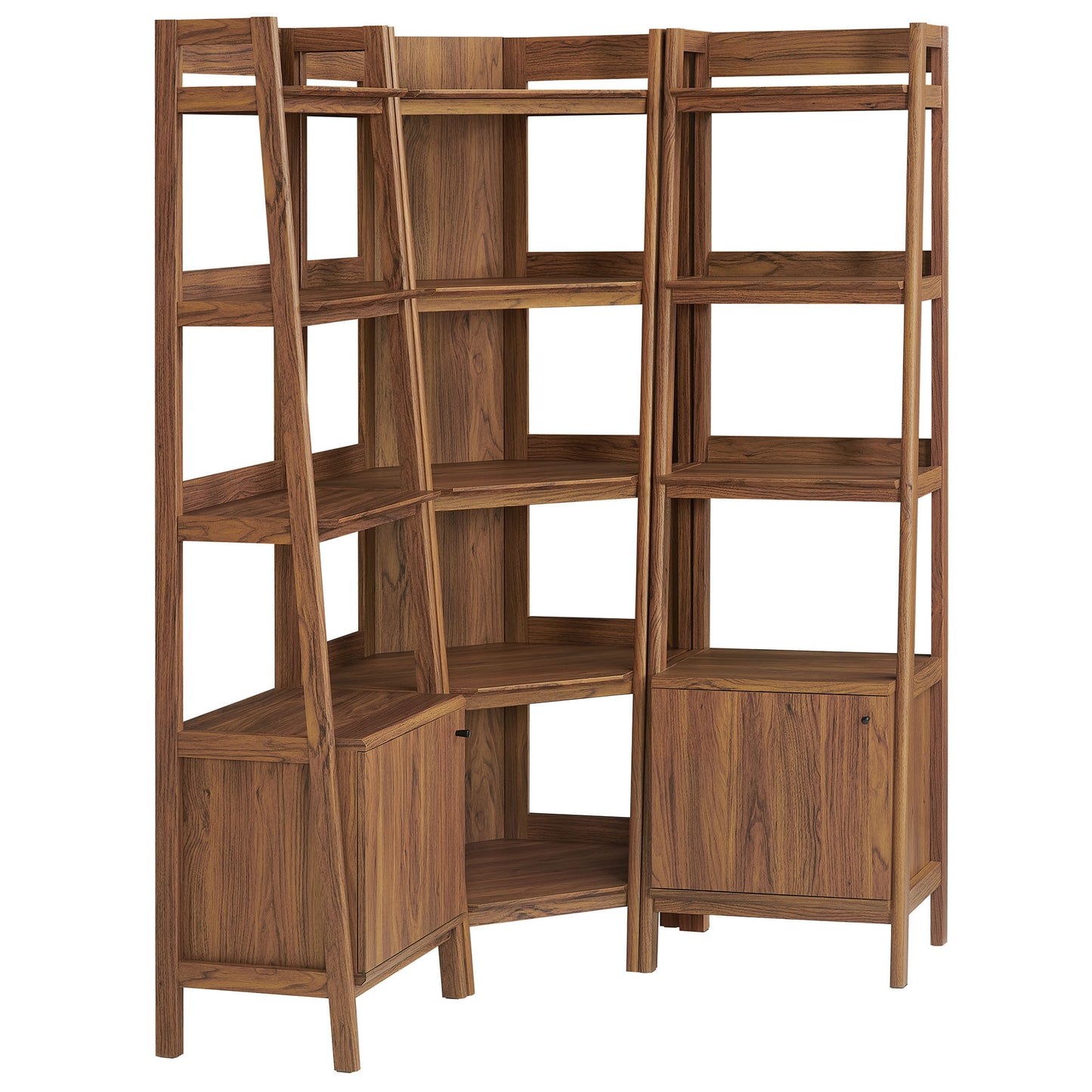 Bixby 3-piece Corner Bookshelf Set with Narrow Bookshelves by Modway EEI-7470
