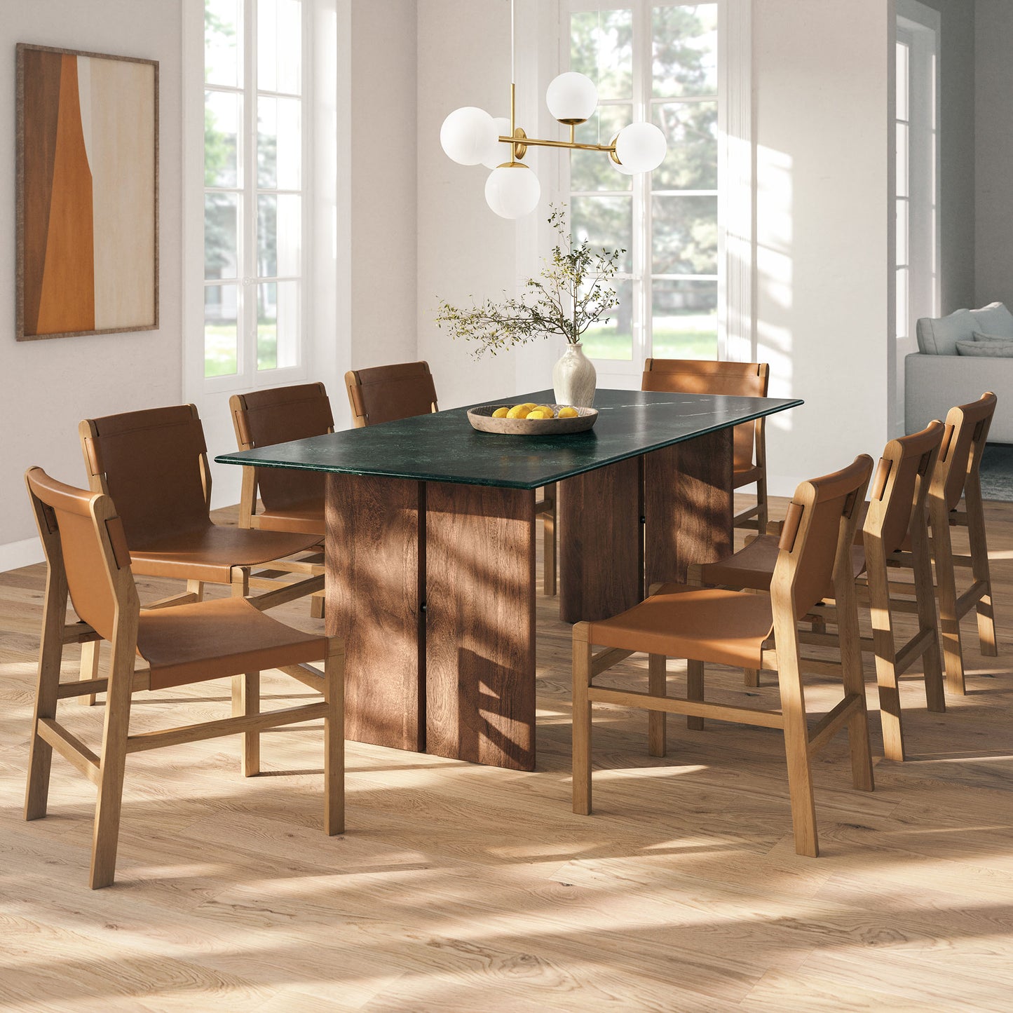 Amistad 86 Inch Marble Dining Table by Modway EEI-7514