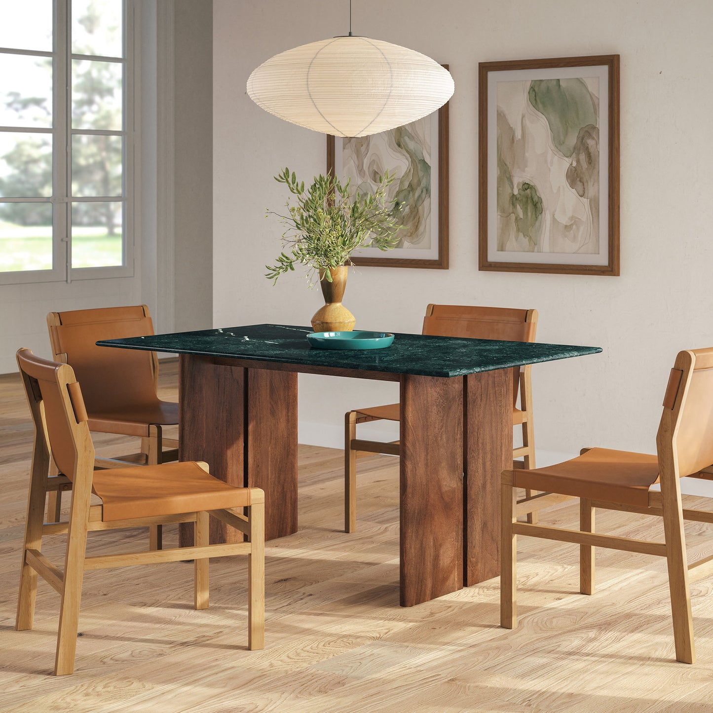 Amistad 60 Inch Marble Dining Table by Modway EEI-7515