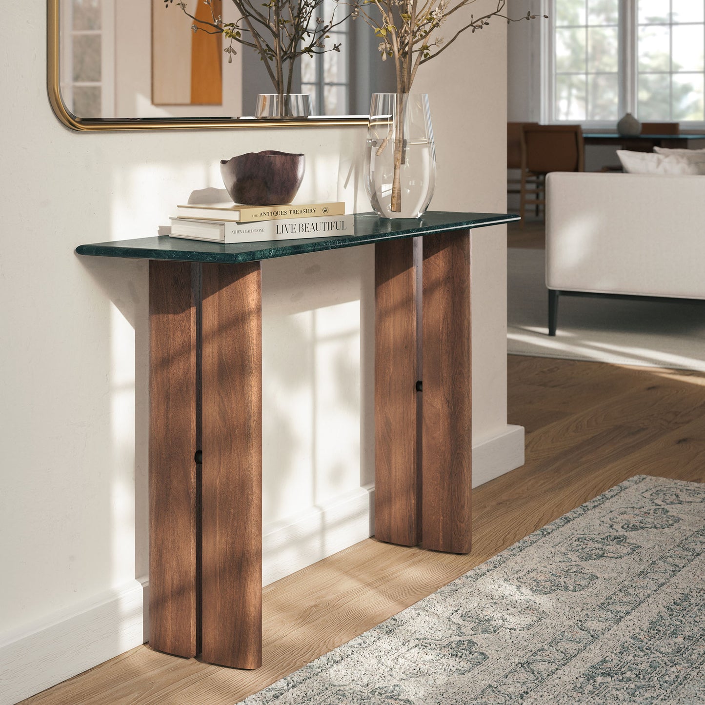 Amistad 46 Inch Marble Console Table by Modway EEI-7516