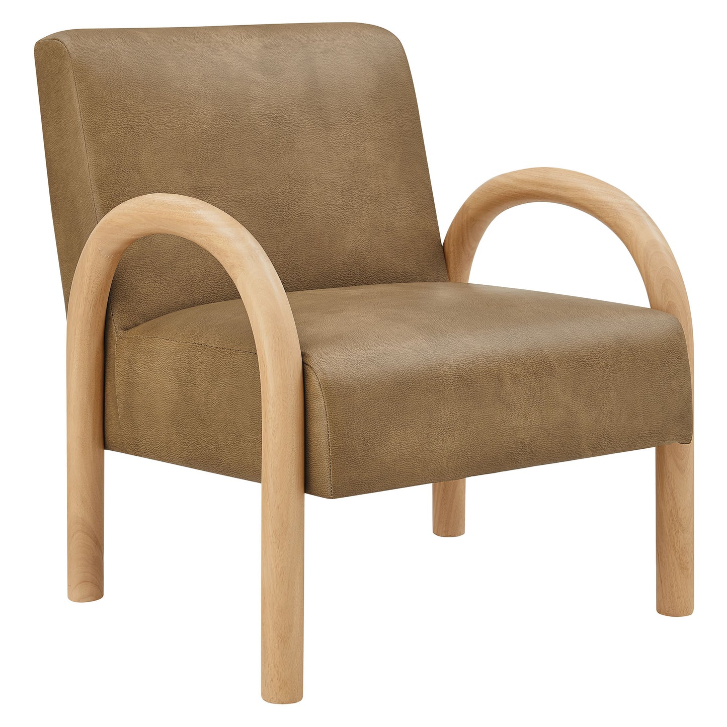 Lunet Faux Leather Upholstered Accent Chair by Modway EEI-7530