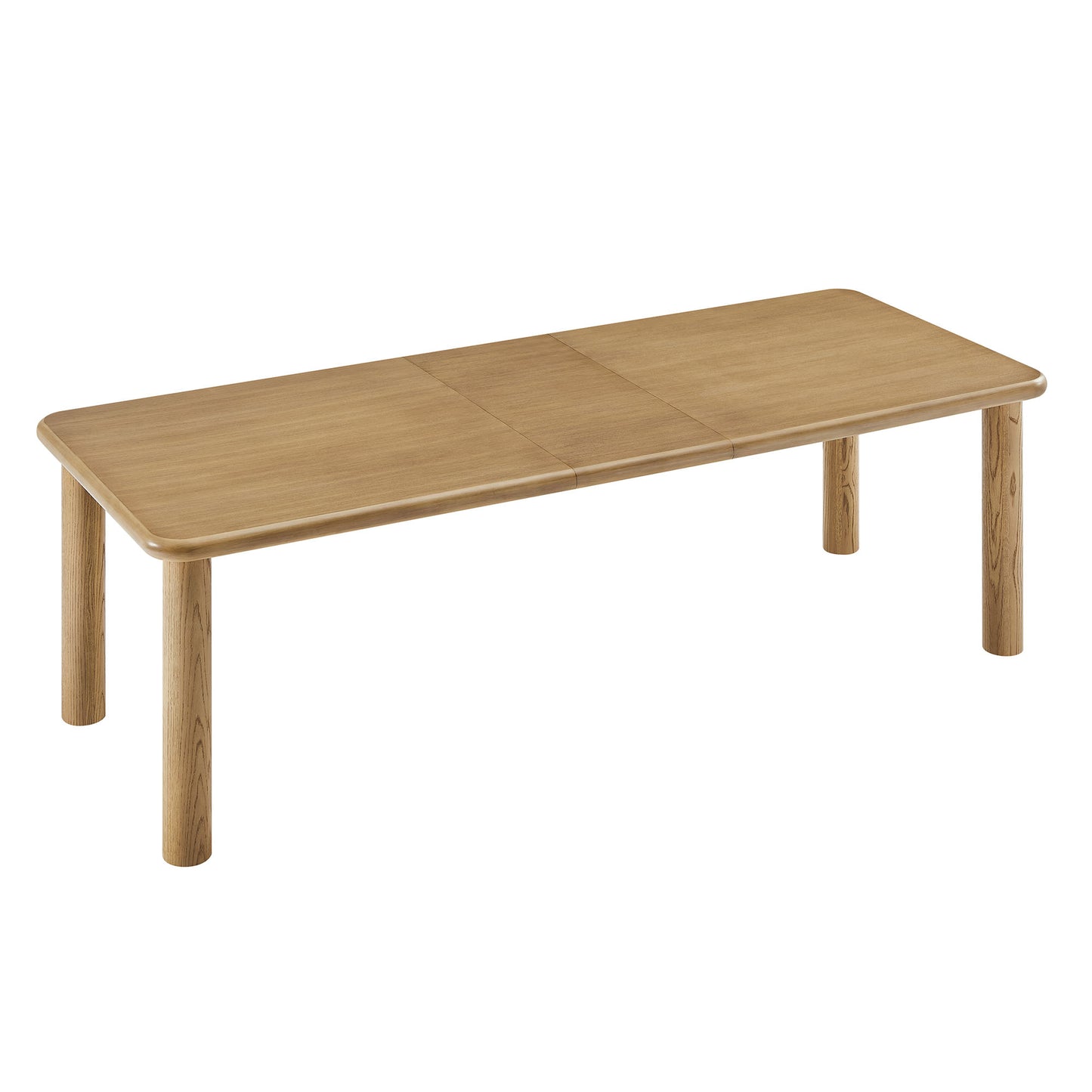 Alvia 86"-105" Extendable Rectangular Oak Wood Dining Table by Modway EEI-7549