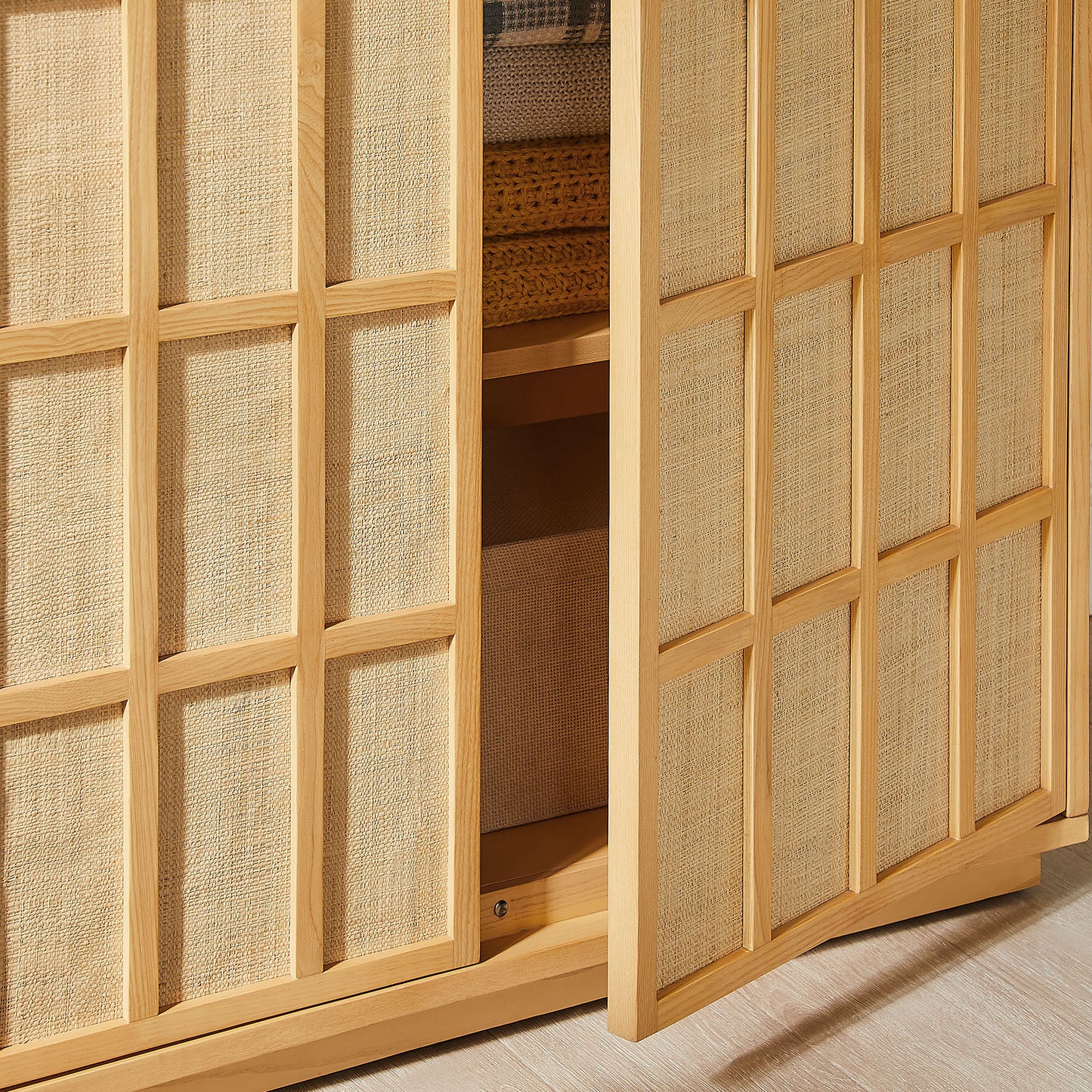Aiko 64 Inch Tall Japandi Storage Cabinet by Modway EEI-7560