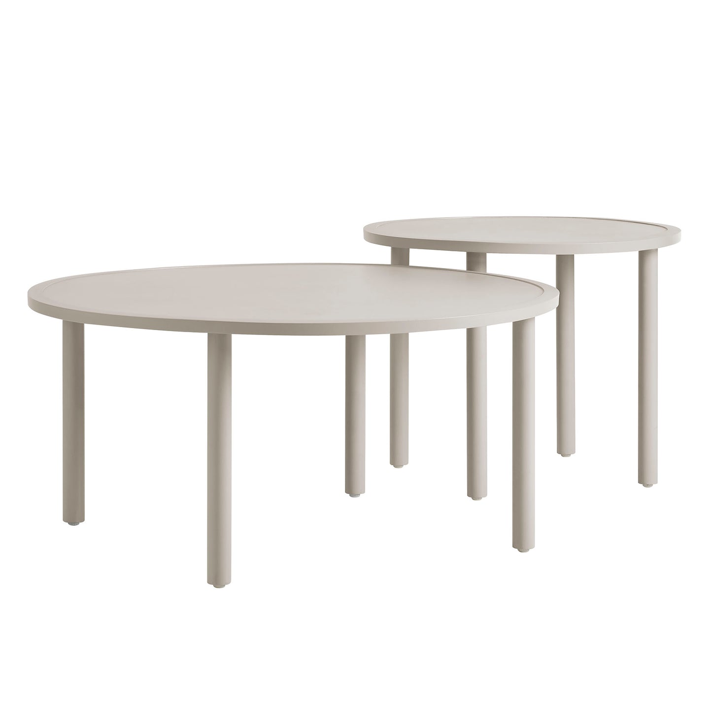 Porta 2 Piece Nesting Outdoor Patio Aluminum Coffee Table Set by Modway EEI-7610