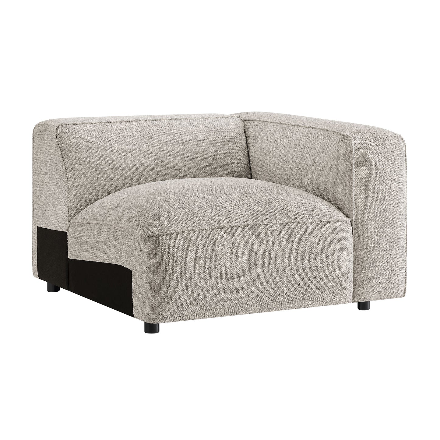 Auren Lattice Bouclé Upholstered Modular Right-Facing Arm Chair by Modway EEI-7674