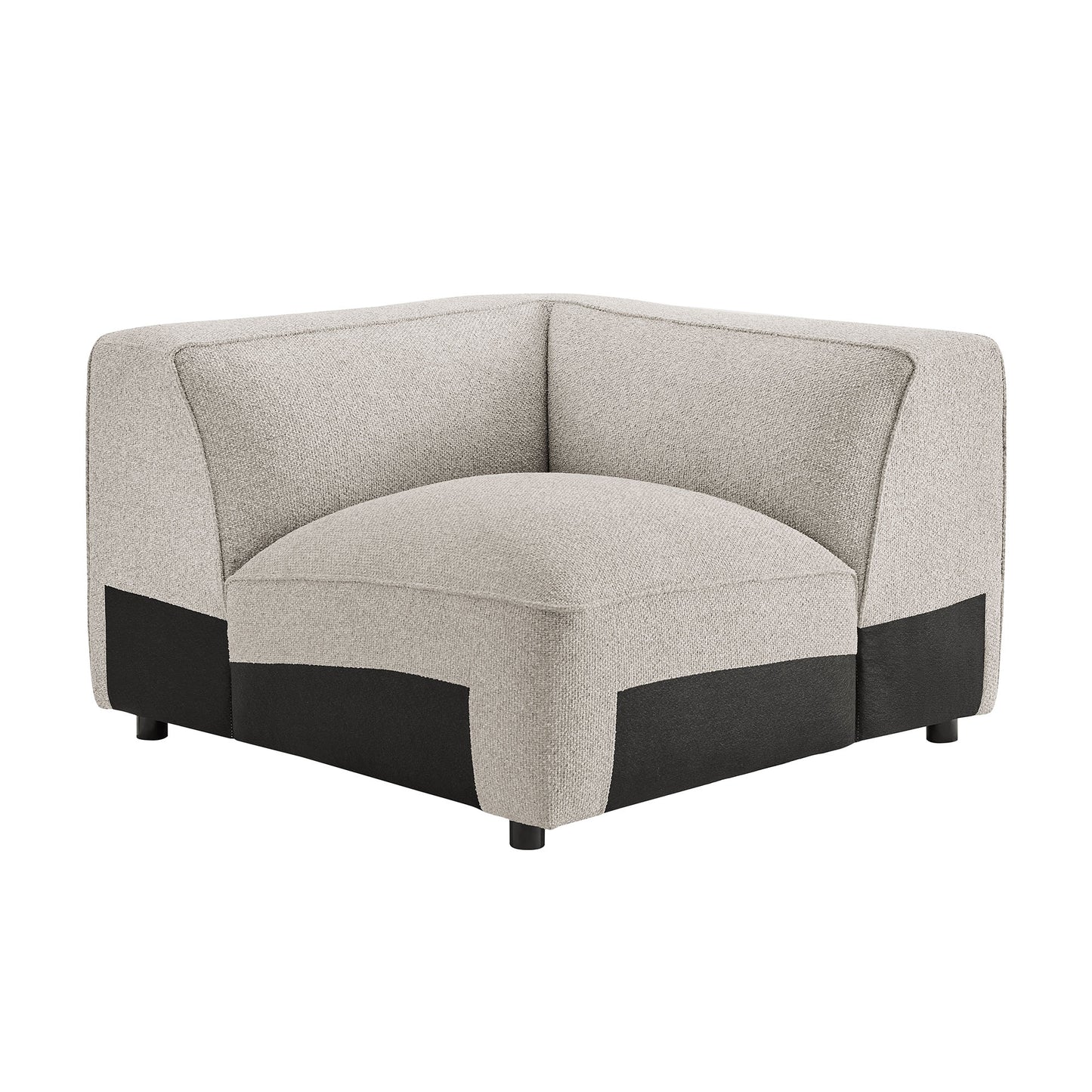 Auren Lattice Bouclé Upholstered Modular Corner Chair by Modway EEI-7677