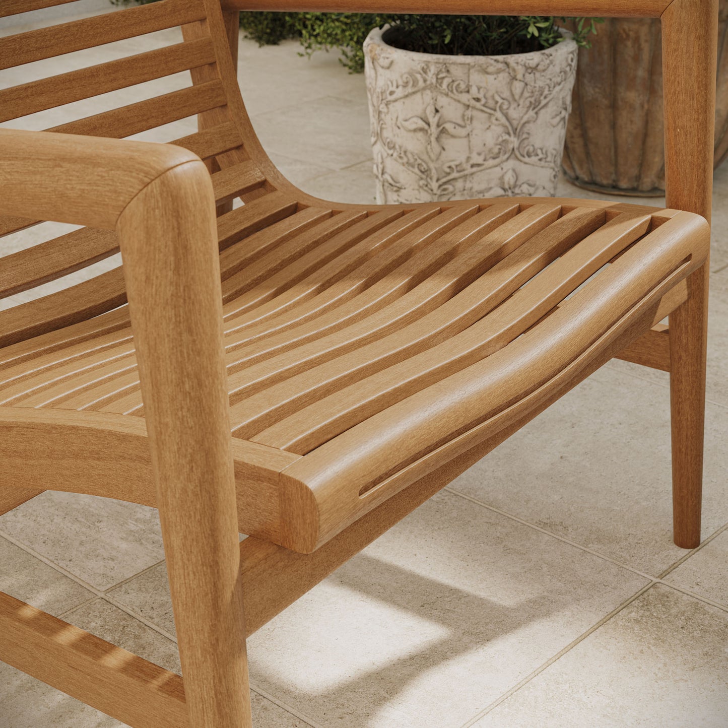 Hayden Outdoor Patio Teak Wood Armchair by Modway EEI-7694