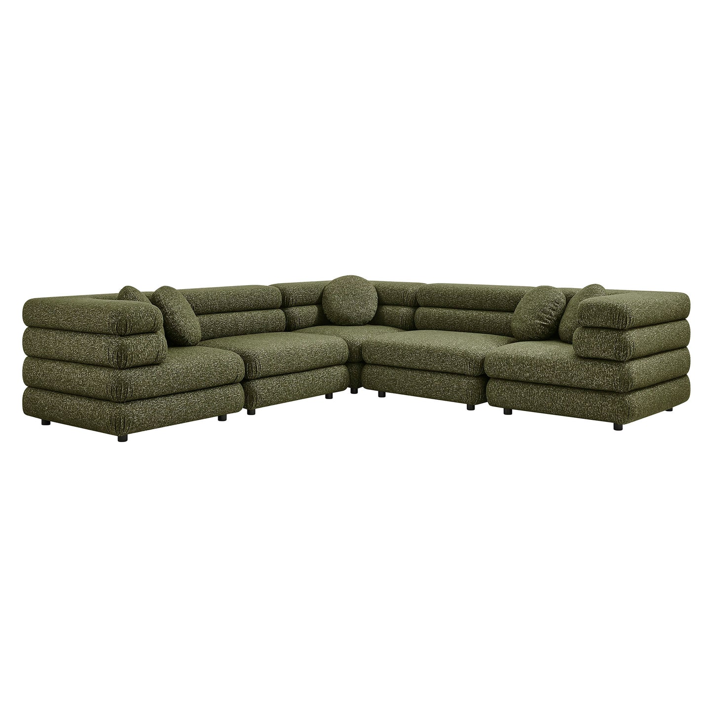 Jubilee 5-Piece Upholstered Modular L-Shaped Sofa Set by Modway EEI-7714