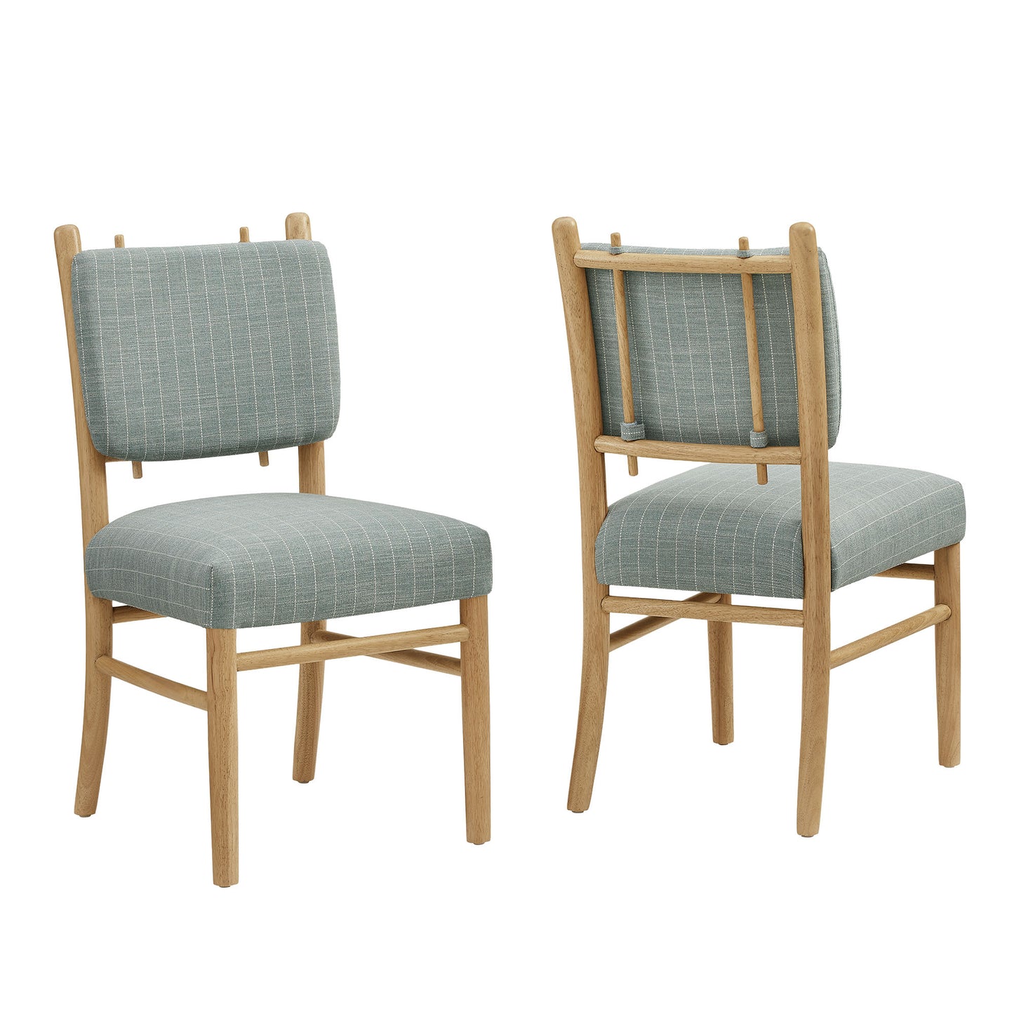 Mauden Striped Dining Side Chairs Set of 2 by Modway EEI-7777