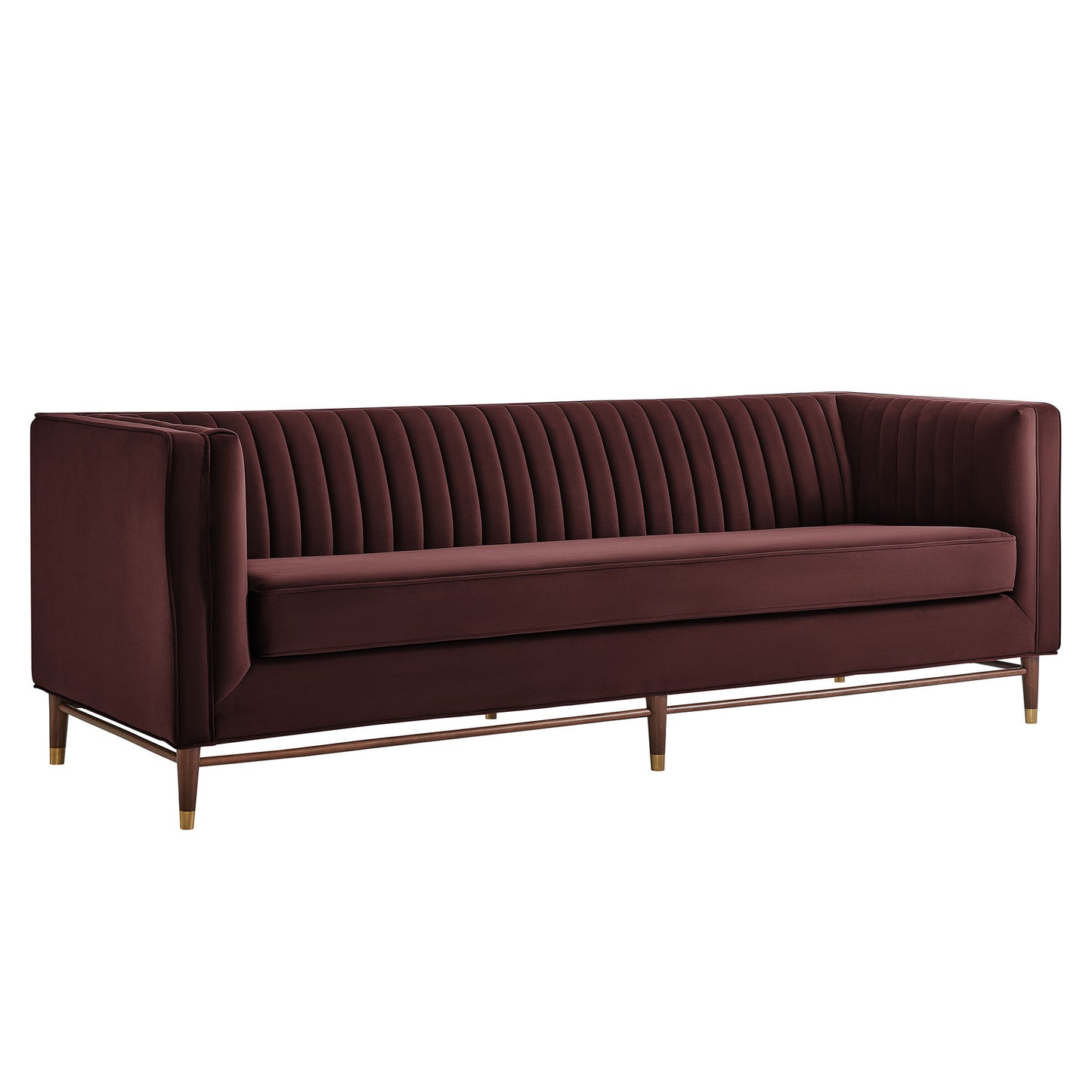 Devote 93 Inch Performance Velvet Channel Tufted Sofa by Modway EEI-7996