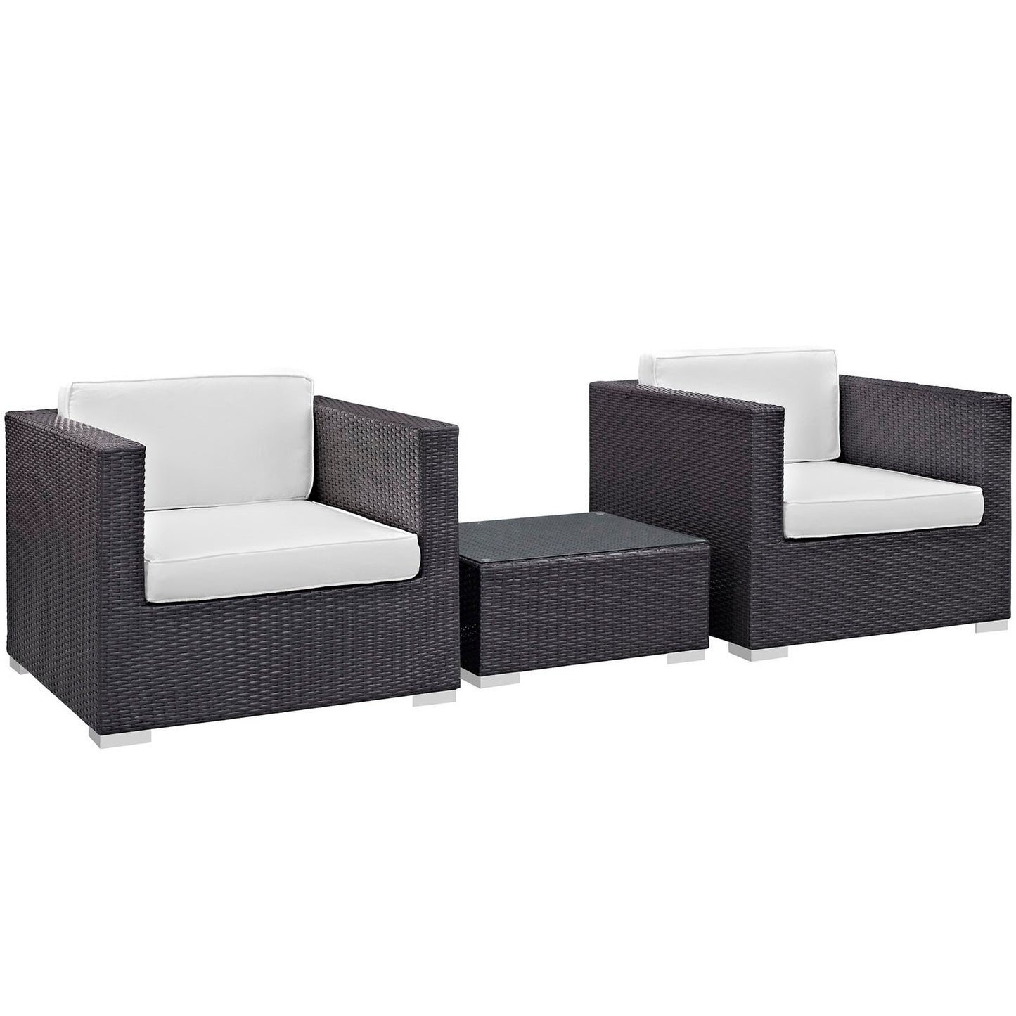 Burrow 3 Piece Outdoor Patio Sofa Set by Modway EEI-995