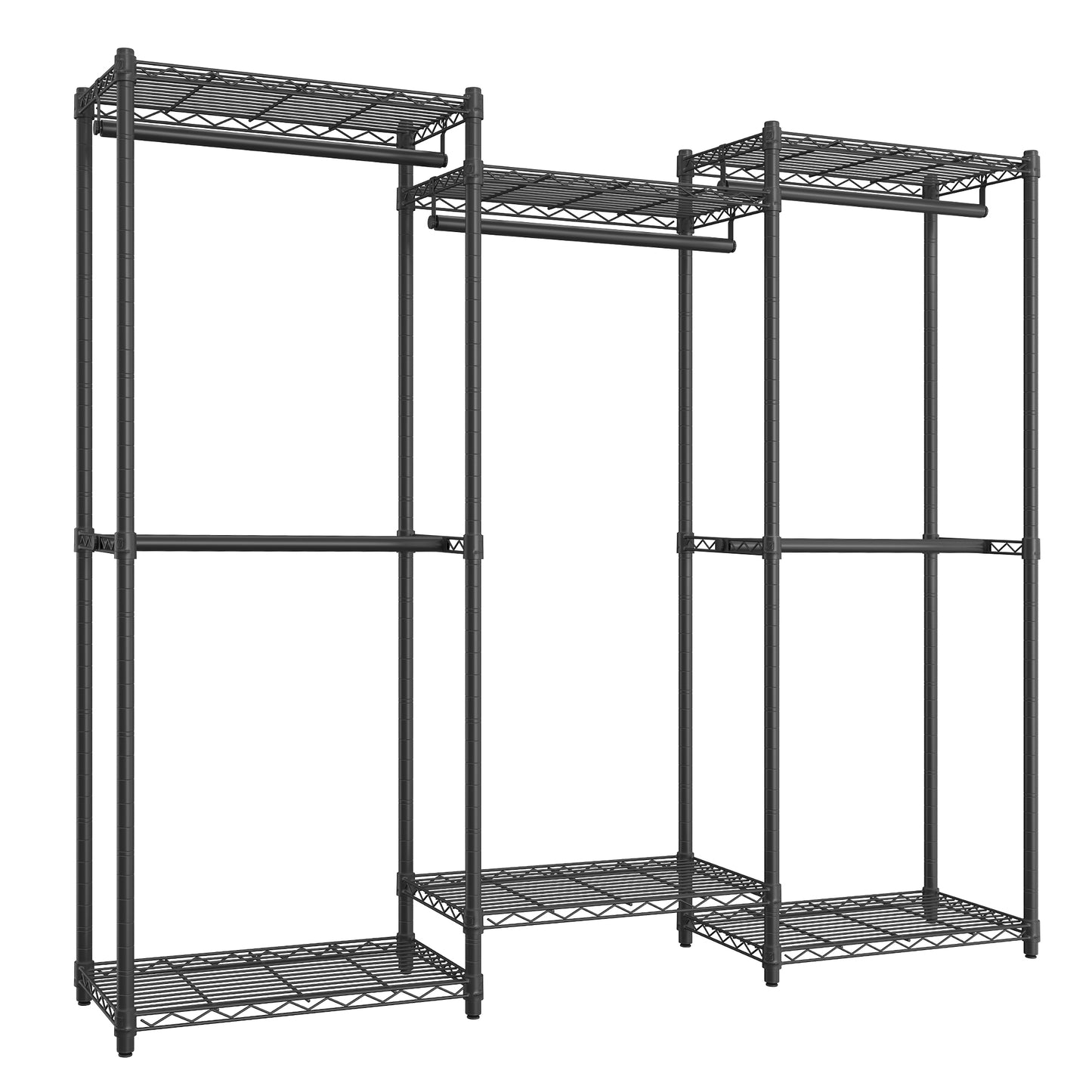 SONGMICS Heavy-Duty Clothes Rack, Garment Rack – Ink Black | ULGR433B01