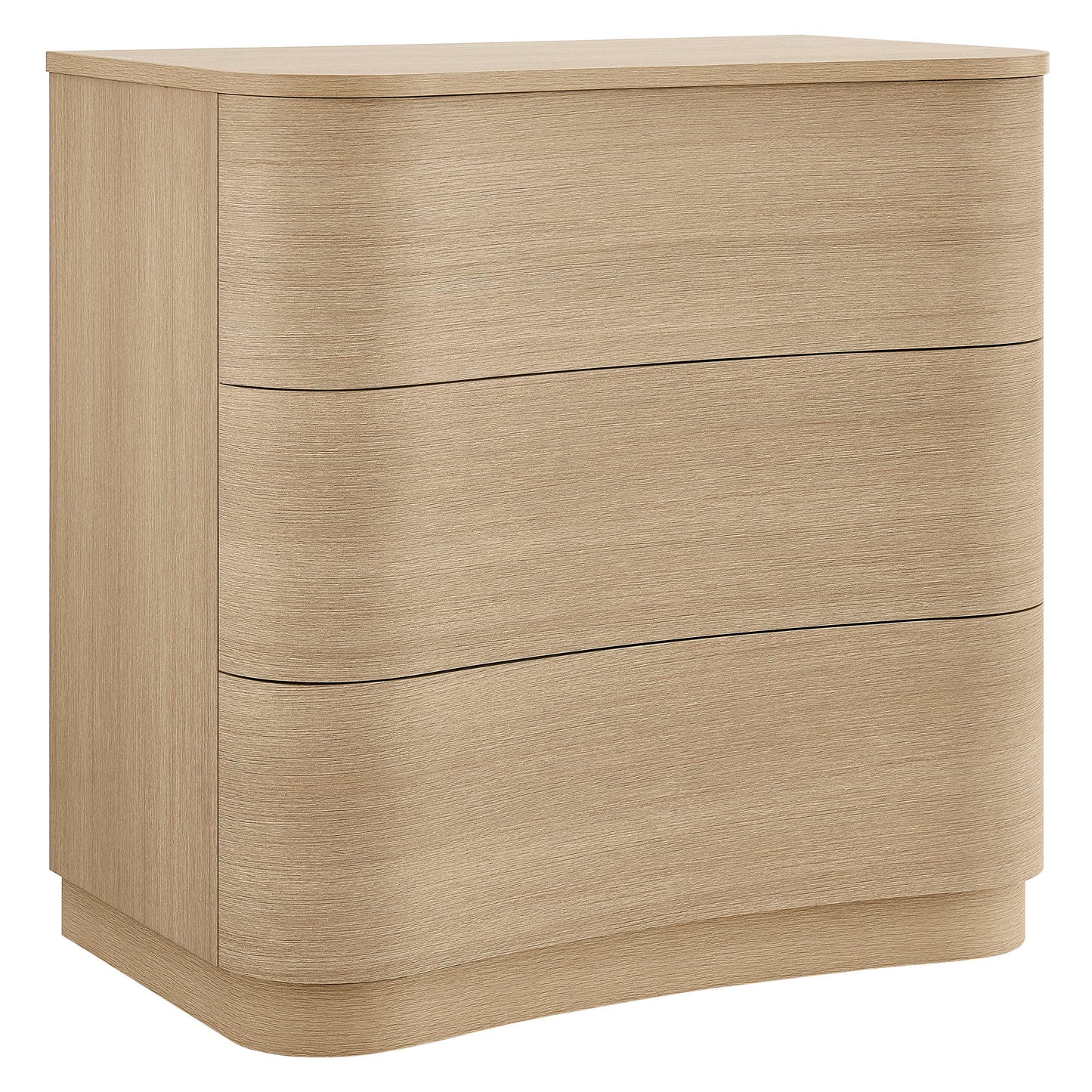 Mirae 3-Drawer Curved Compact Dresser by Modway MOD-7230 FredCo