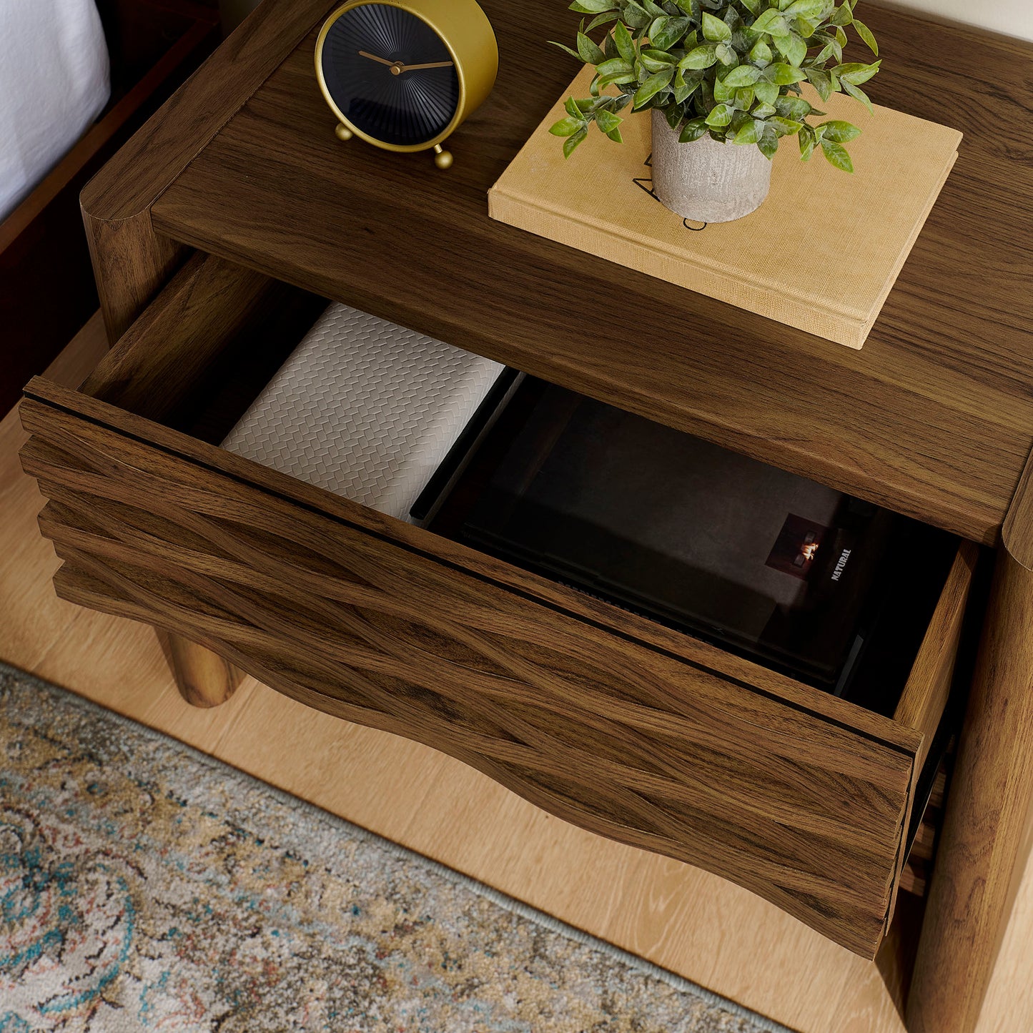 Emric Wave Nightstand by Modway MOD-7236 FredCo