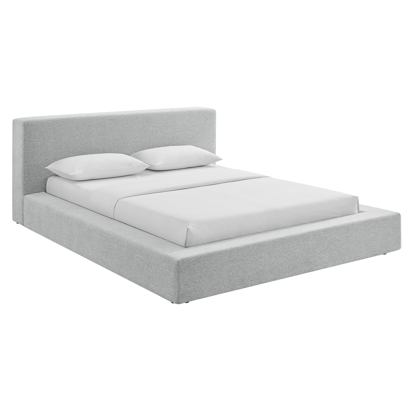 Luma Chenille Upholstered Queen Platform Bed Frame by Modway MOD-7305