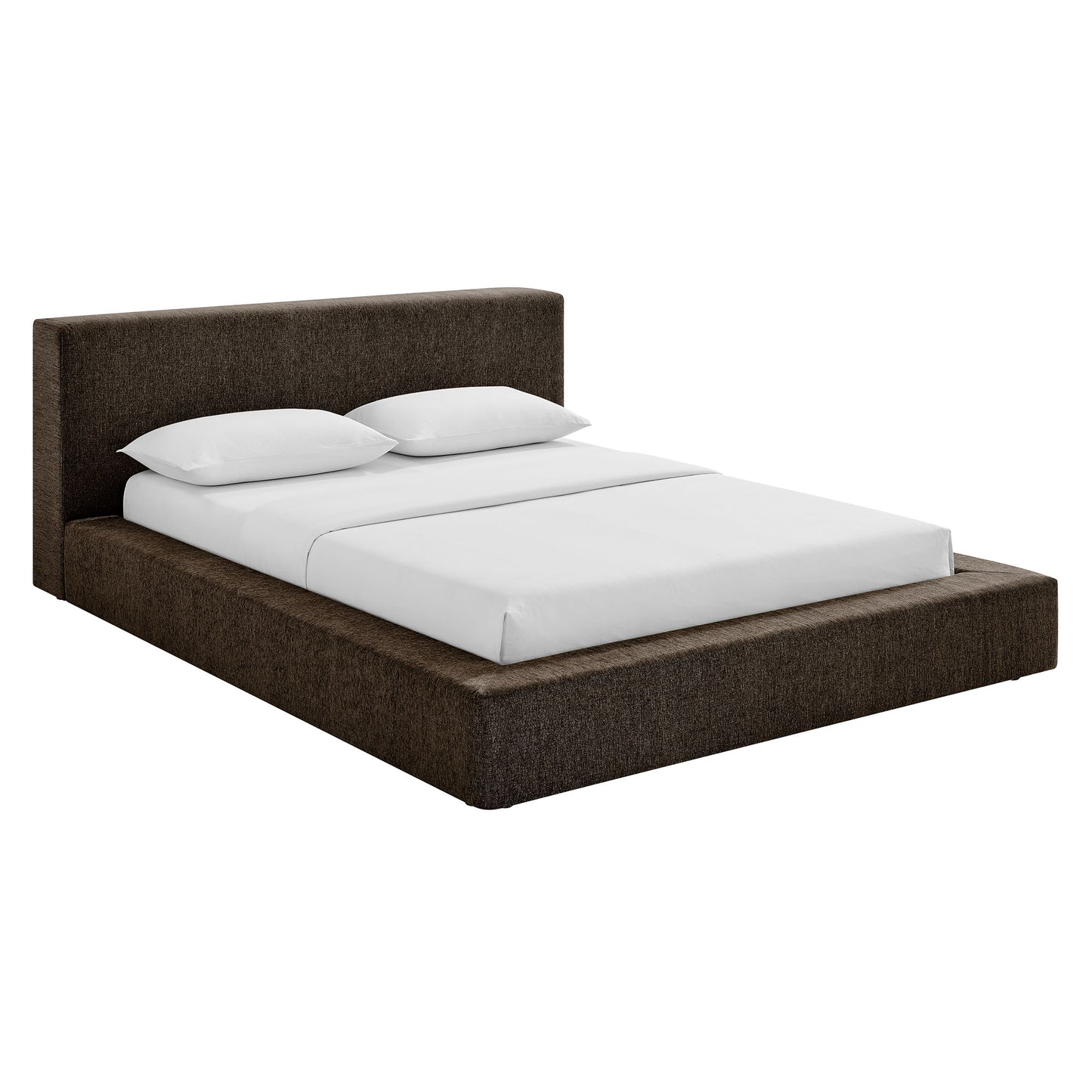 Luma Chenille Upholstered Queen Platform Bed Frame by Modway MOD-7307