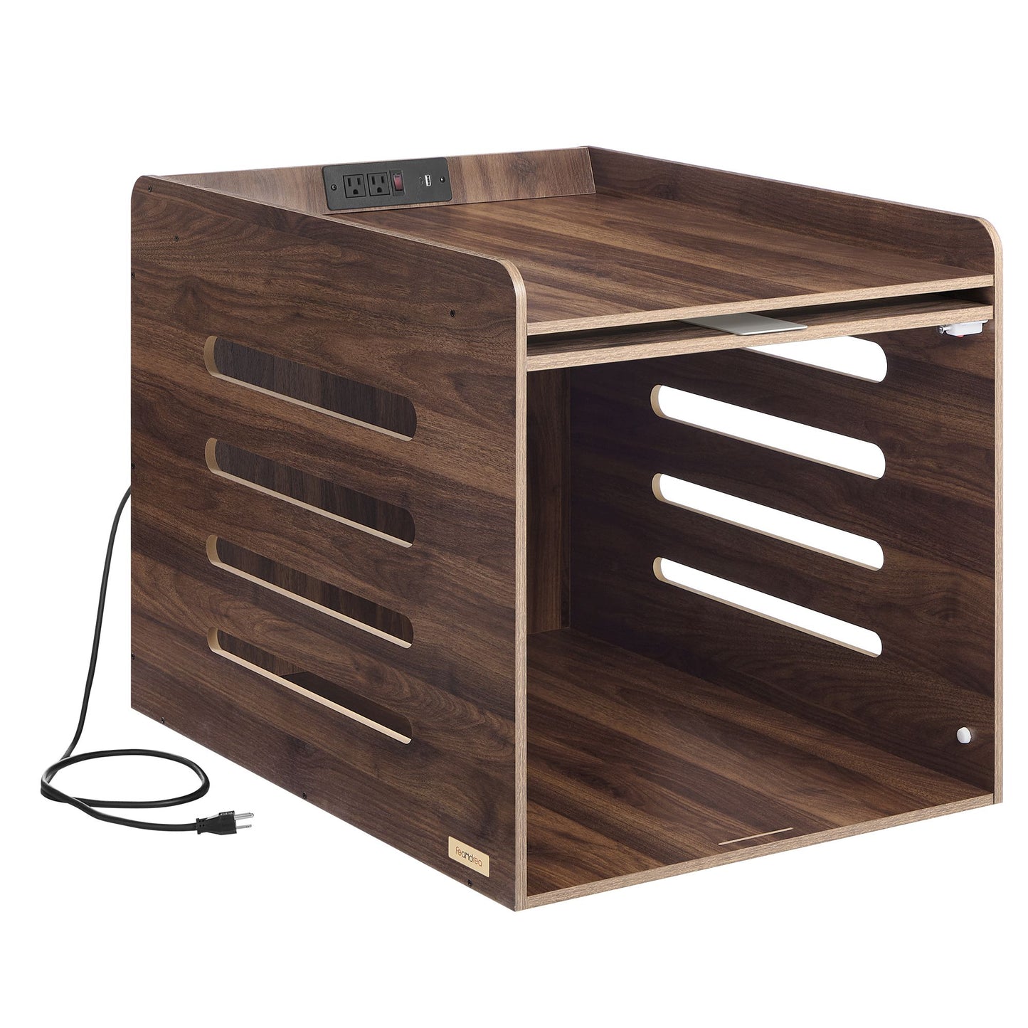 Feandrea Modern Dog Crate Furniture with Flip-Up Hidden Door | UPOC002KE01S