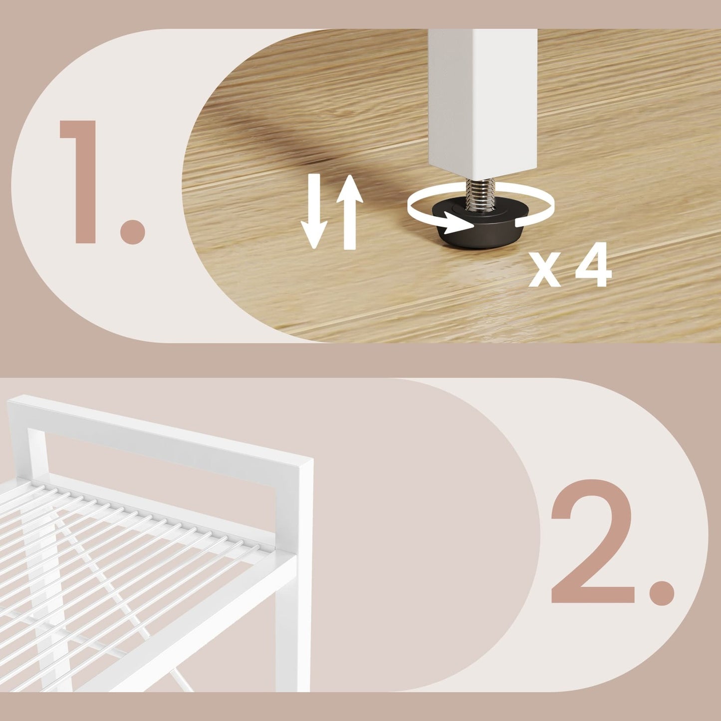 SONGMICS Metal Shelving Unit for Versatile Storage – Cloud White