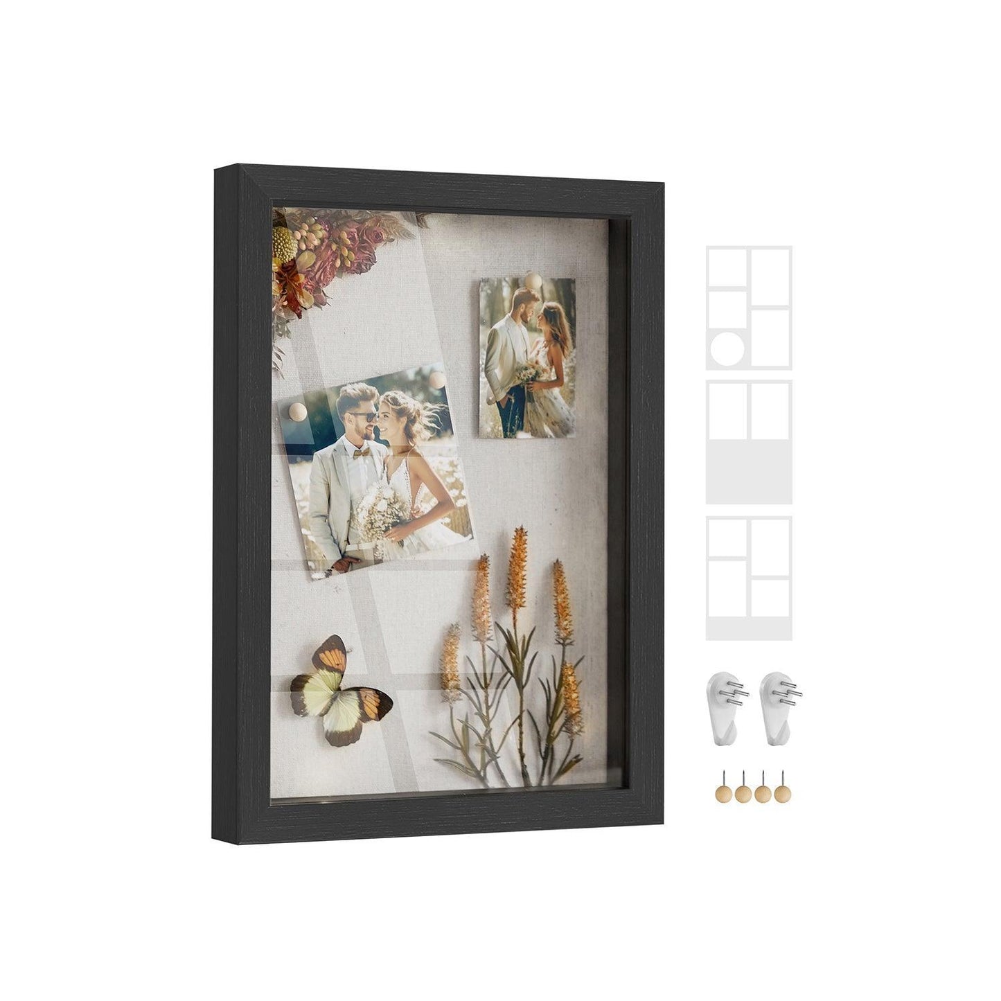 A4 Shadow Box Frame Black FredCo