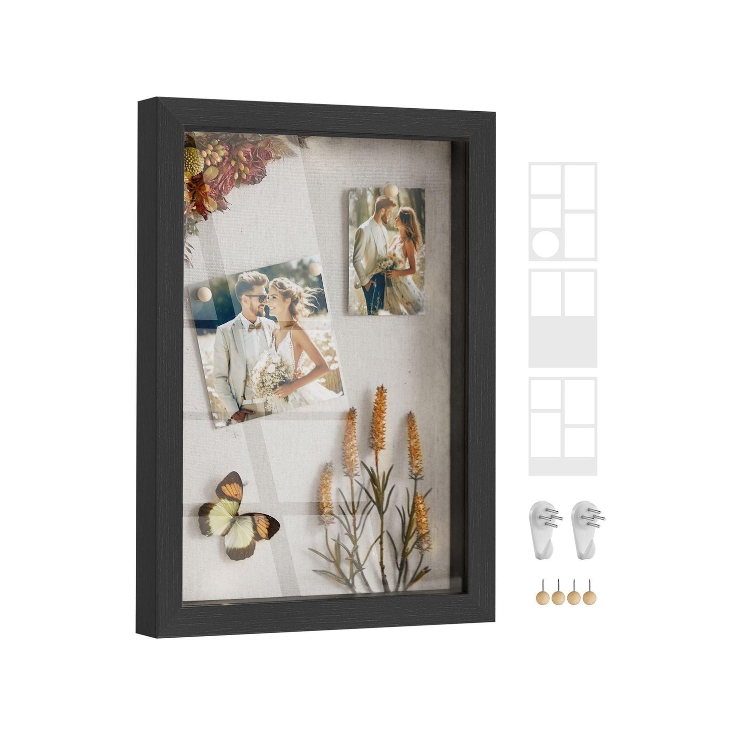 A4 Shadow Box Frame Black FredCo