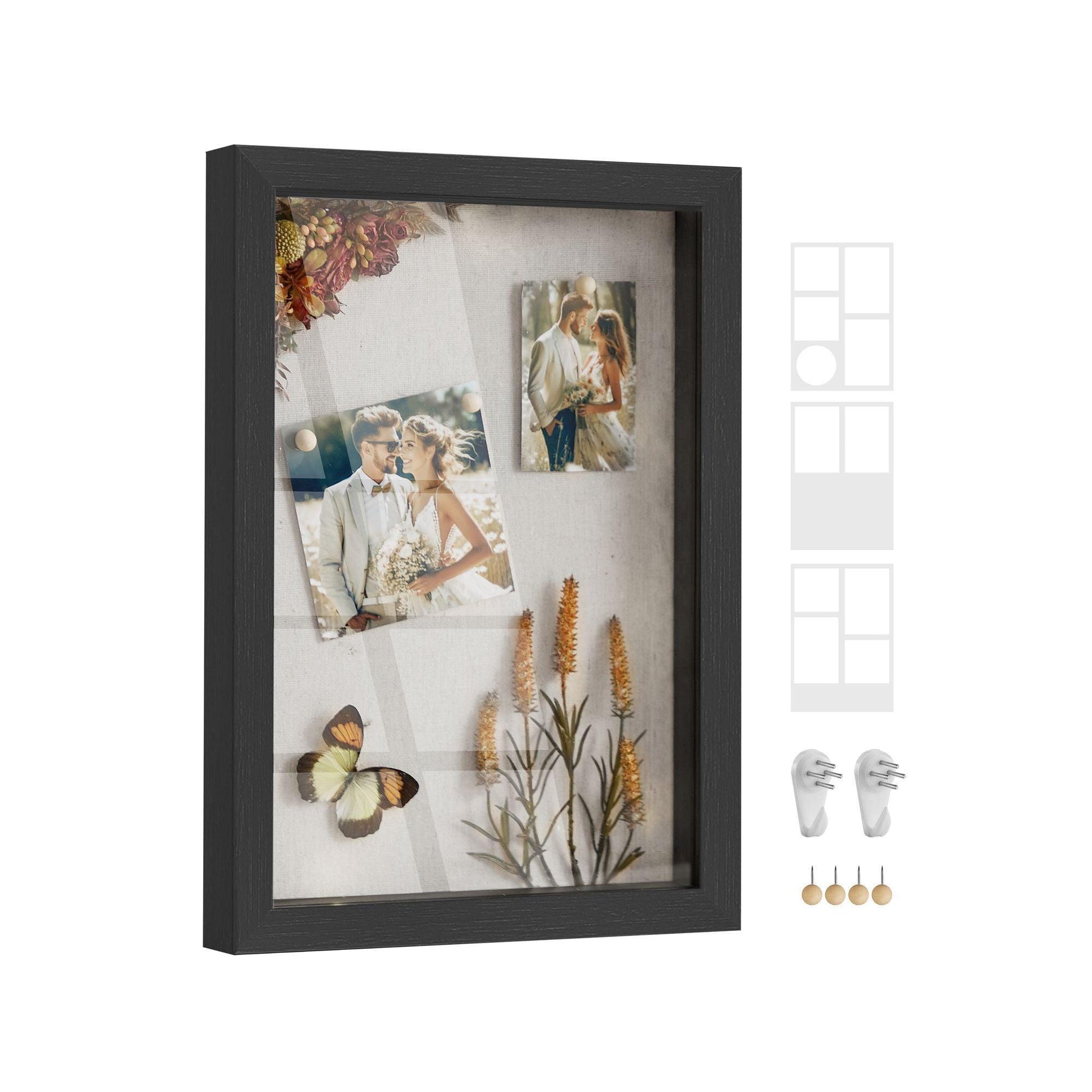 A4 Shadow Box Frame Black FredCo