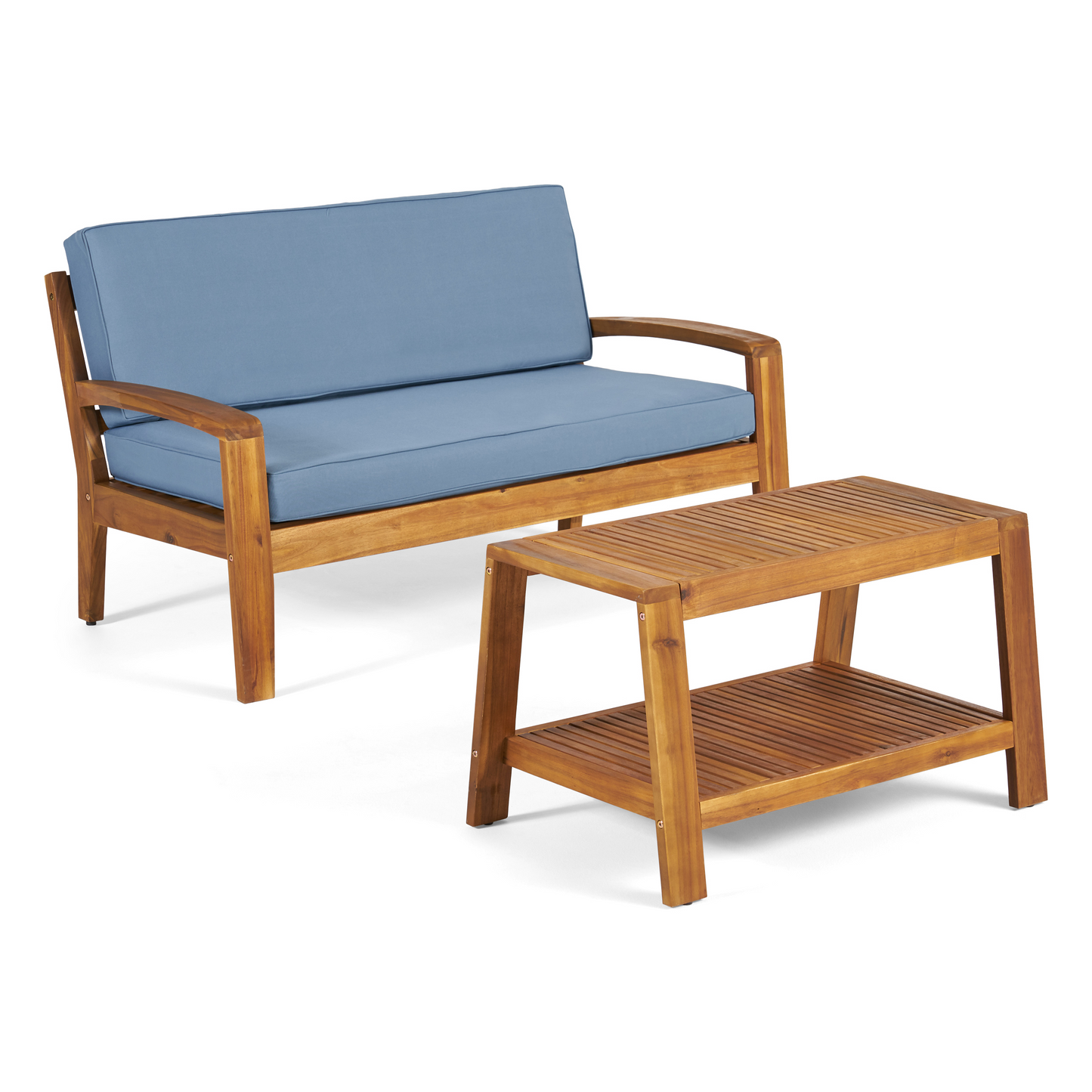 outdoor loveseat and coffee table set FredCo