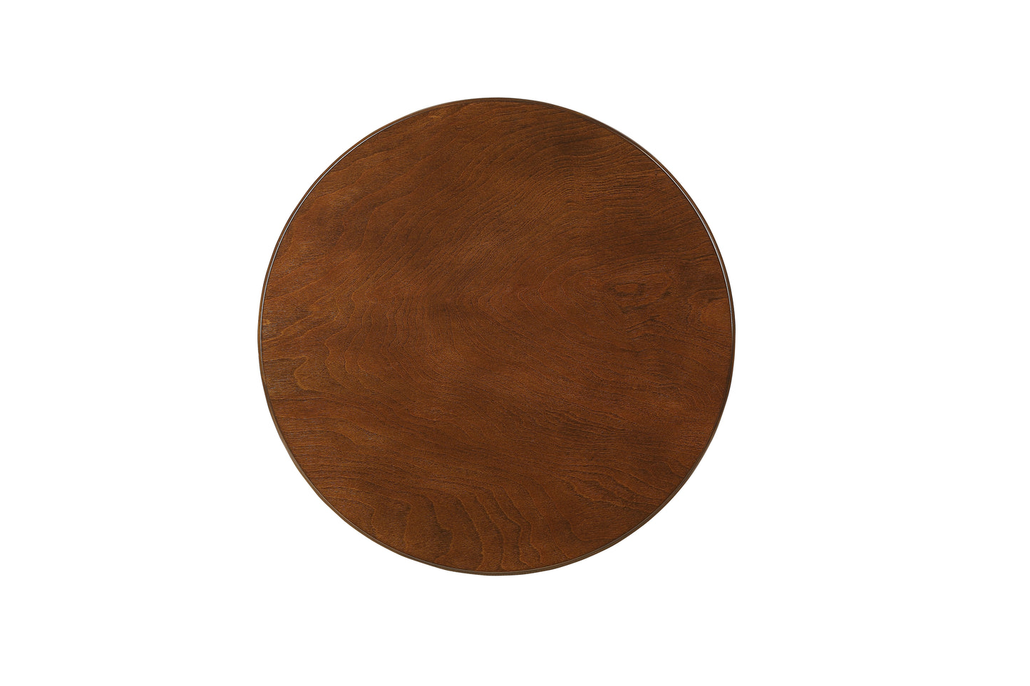 Aberta Walnut Finish Accent Table FredCo