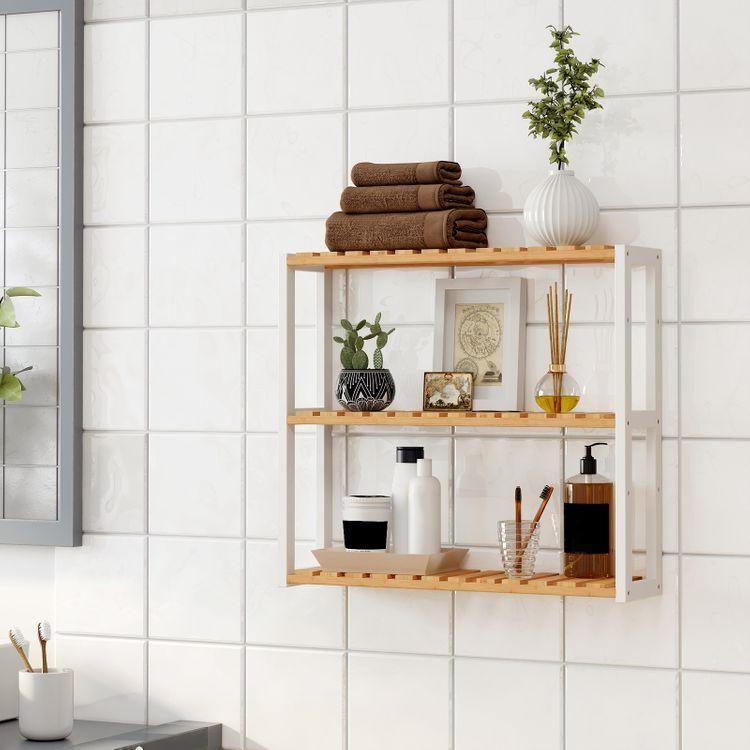 Adjustable Layer Bathroom Shelf FredCo
