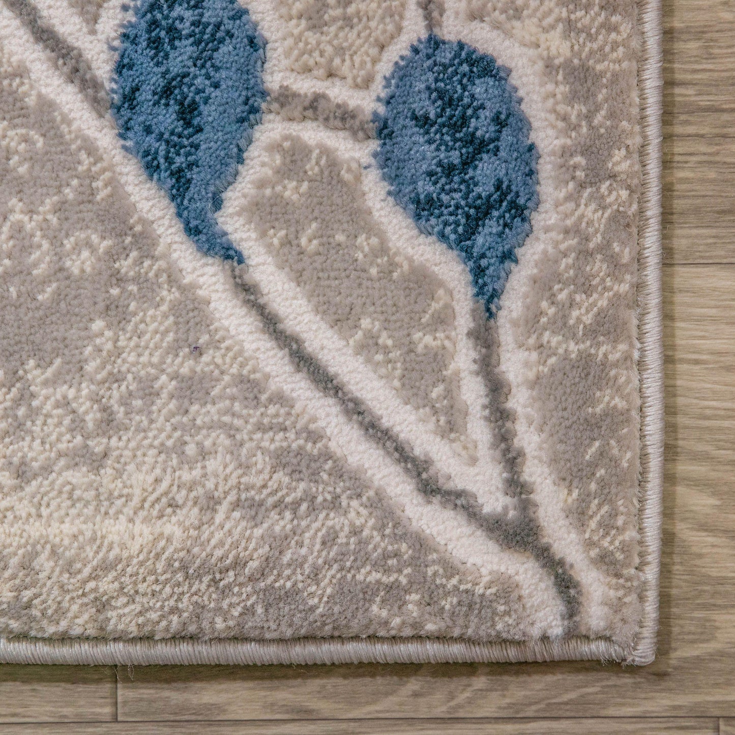 Adsila Modern Floral Iridescent Rug FredCo