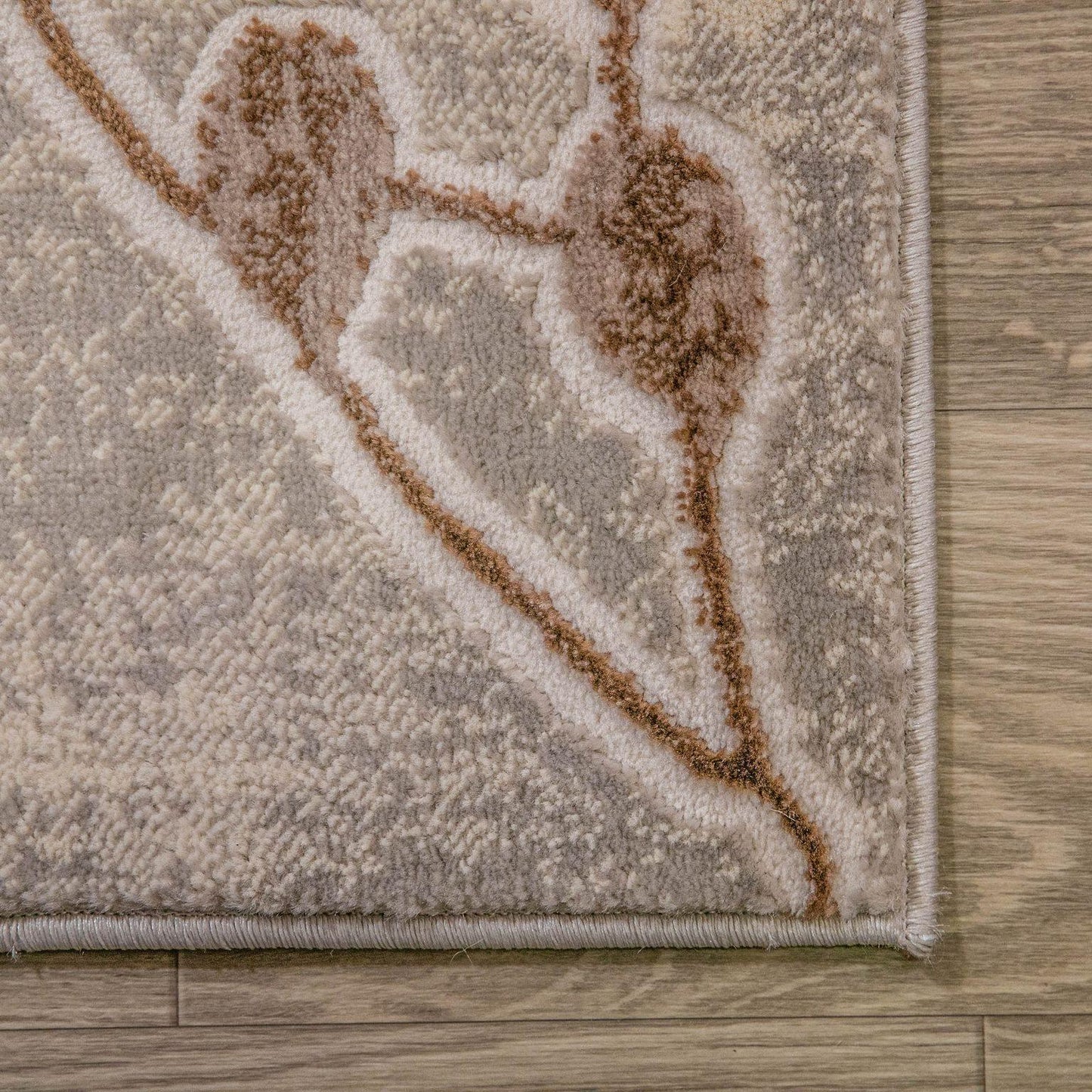 Adsila Modern Floral Iridescent Rug FredCo
