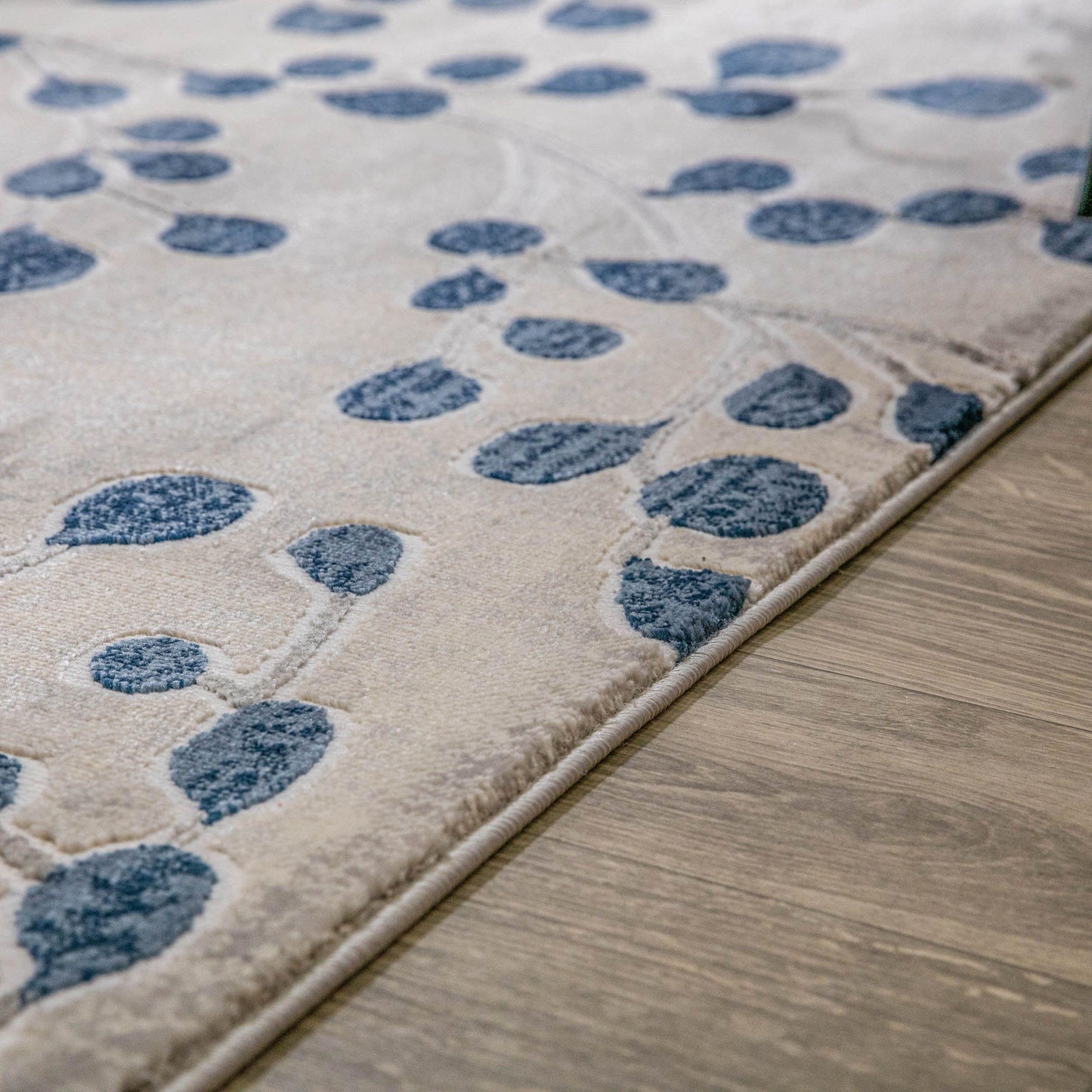 Adsila Modern Floral Iridescent Rug FredCo