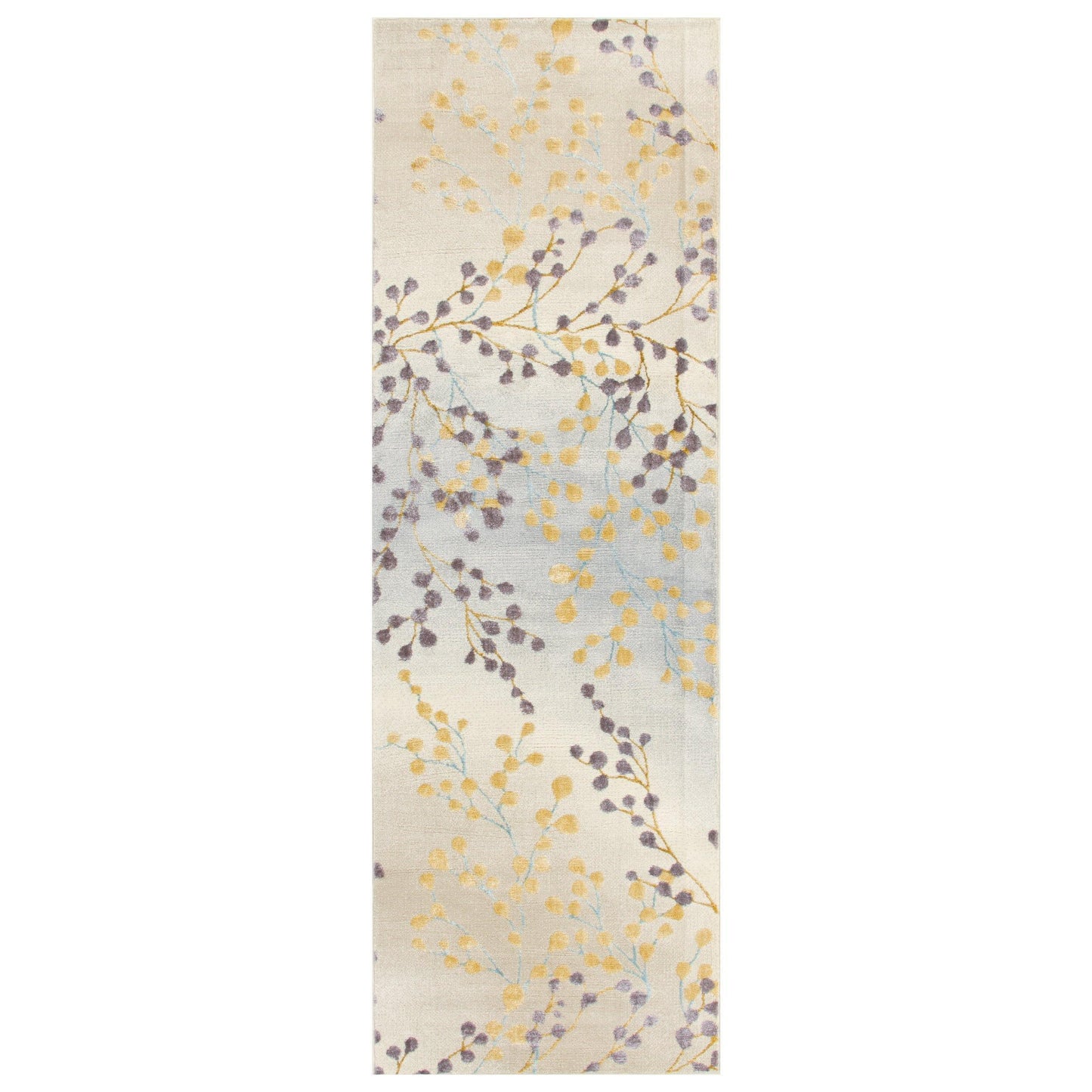 Adsila Modern Floral Iridescent Rug FredCo