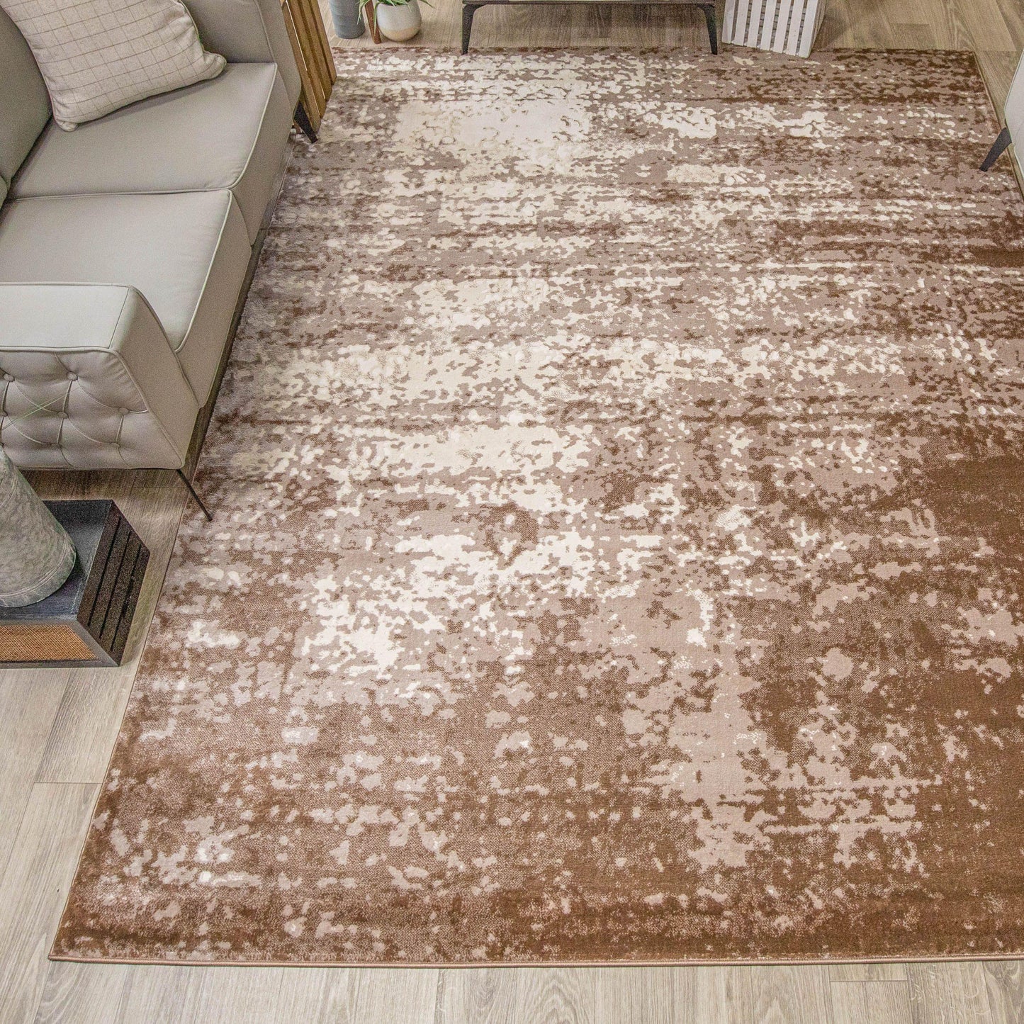 Afton Acid Wash Modern Gradient Indoor Area Rug FredCo