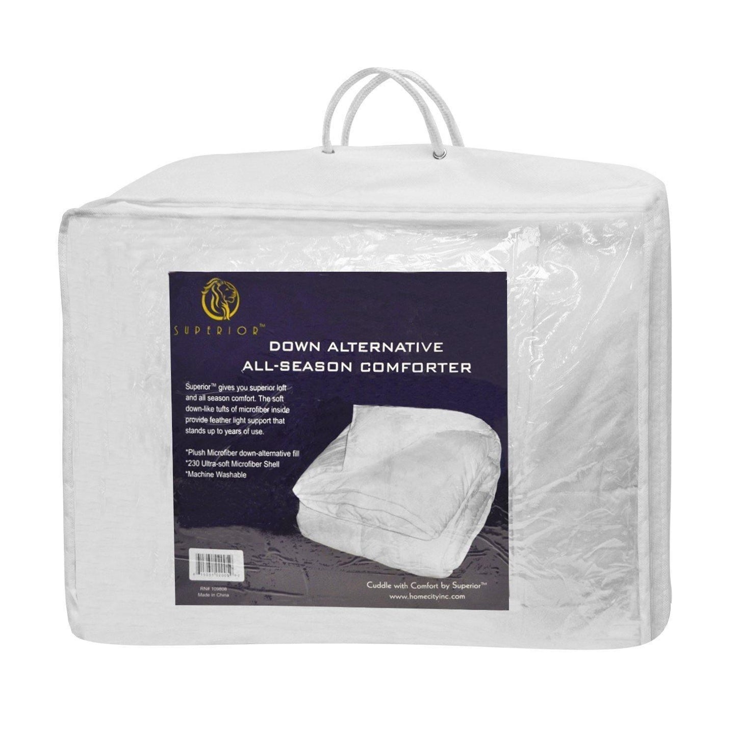 All Season Down Alternative Solid Comforter FredCo