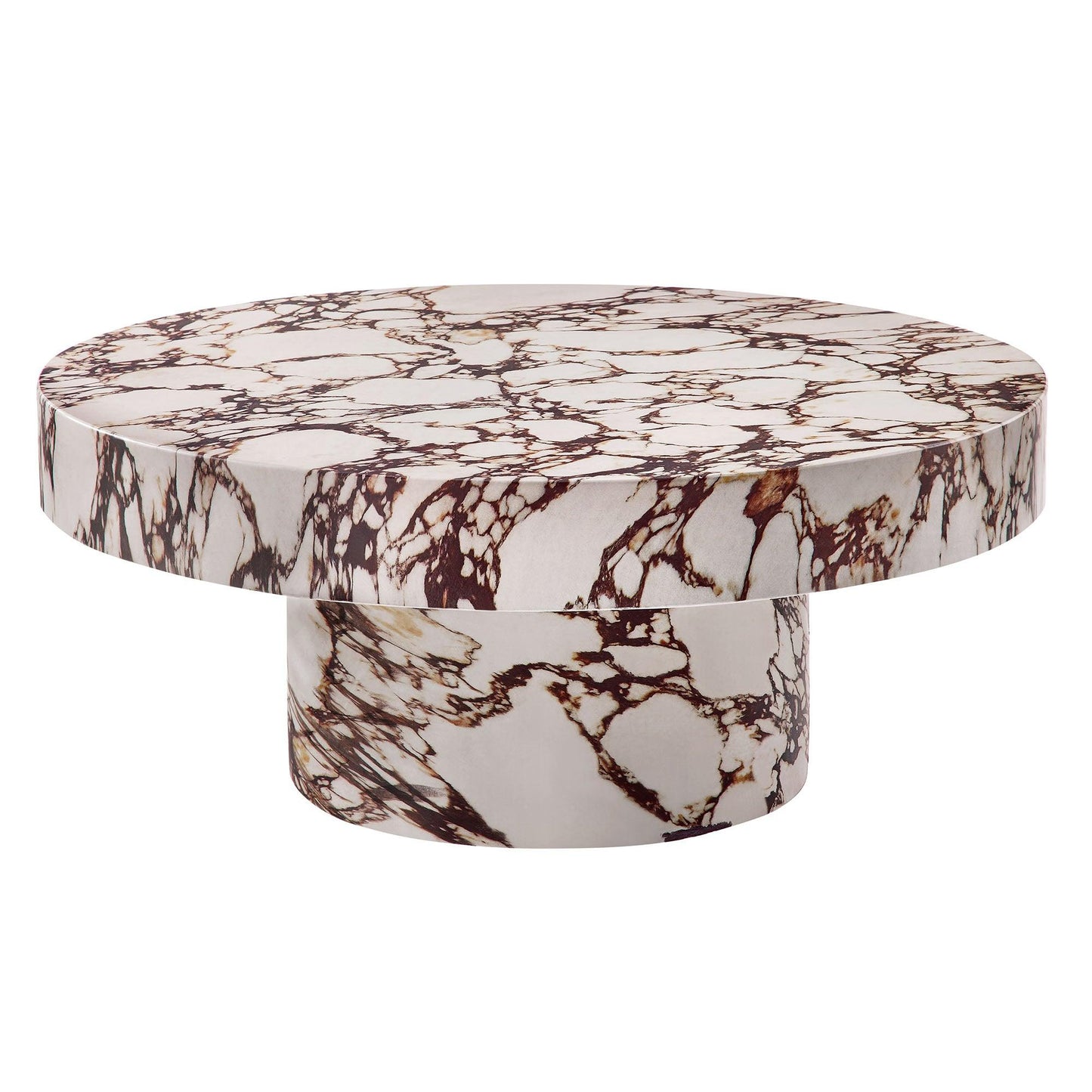 Alora Indoor - Outdoor Patio Concrete Round Coffee Table by Modway EEI-7091 FredCo