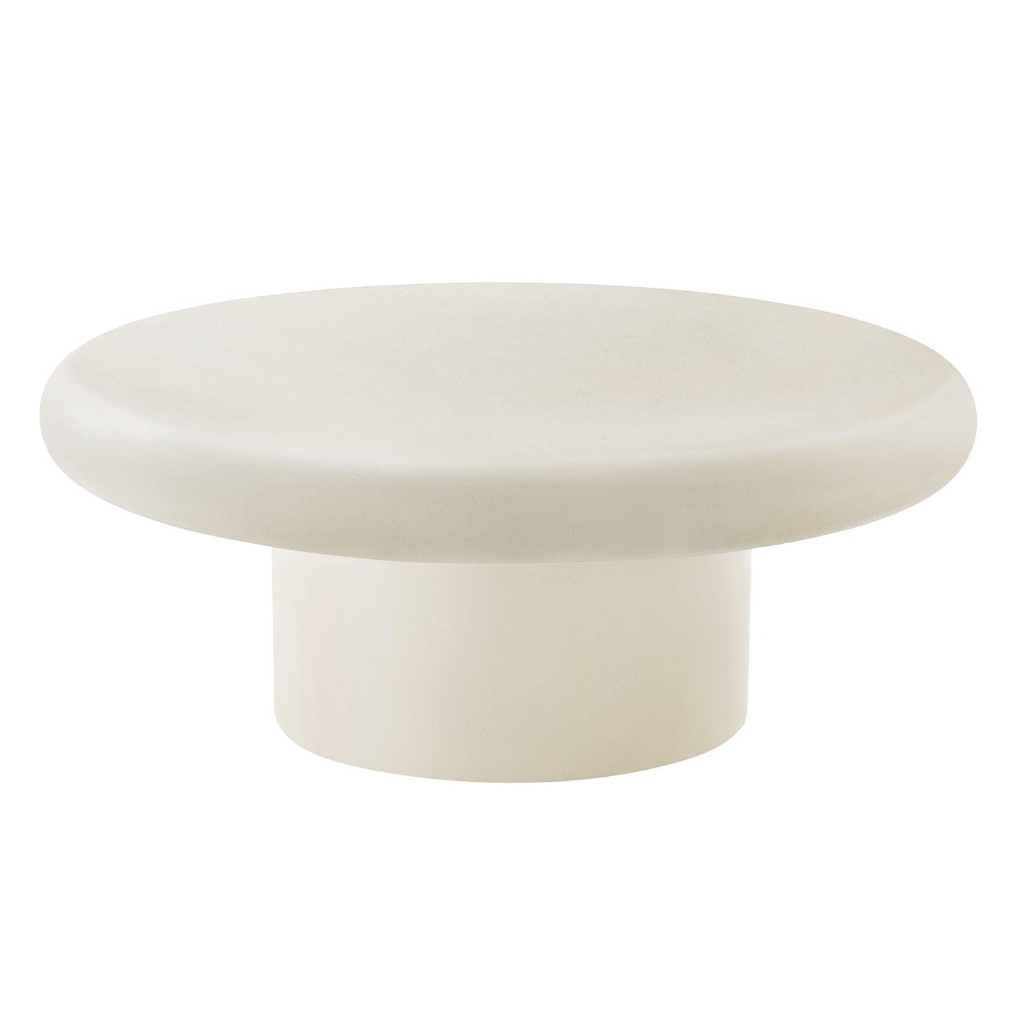 Argos Indoor - Outdoor Patio Concrete Round Coffee Table by Modway EEI-7092 FredCo