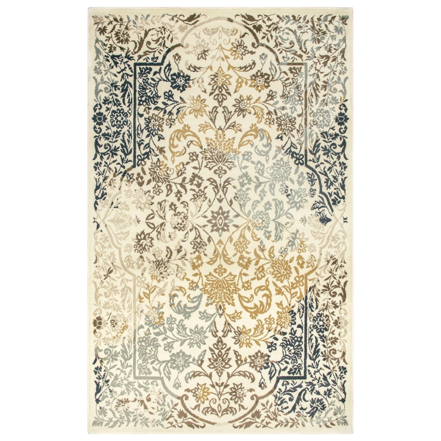 Ariza Oriental Traditional Floral Rug FredCo