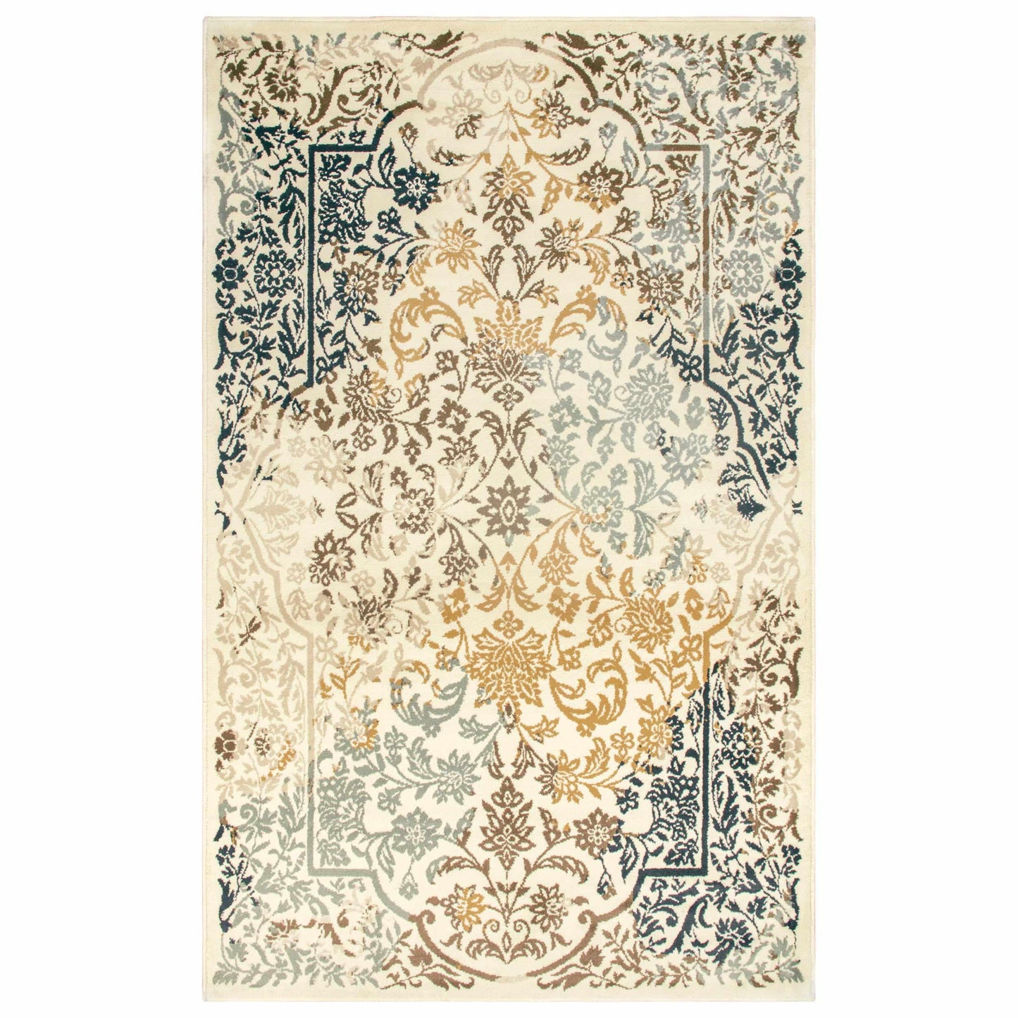 Ariza Oriental Traditional Floral Rug FredCo