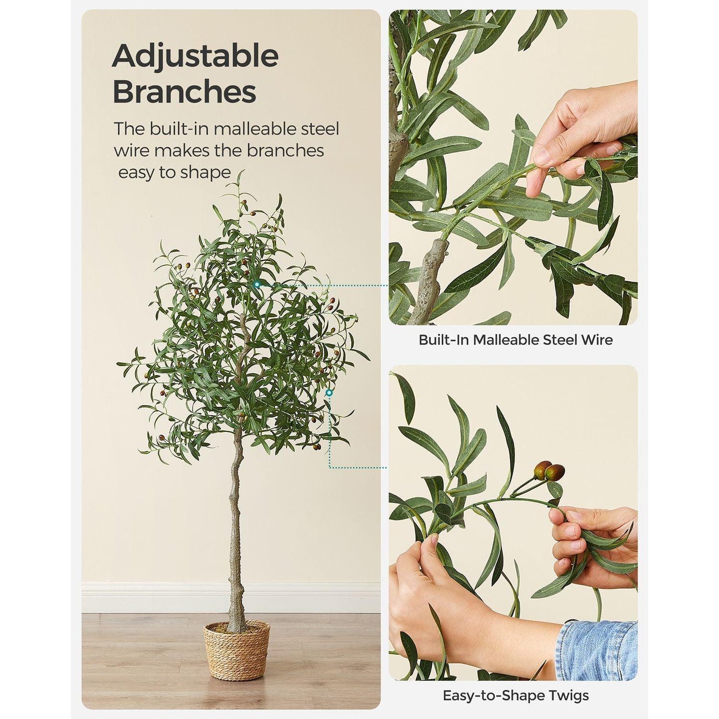 Artificial Olive Tree FredCo
