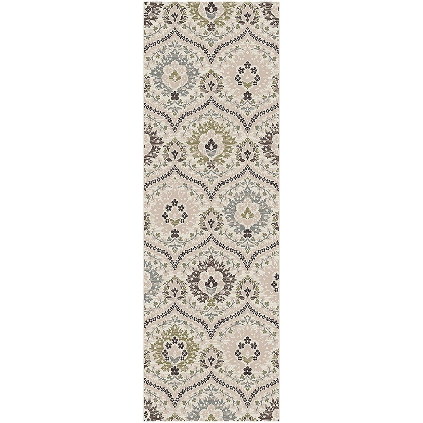 Augusta Modern Floral Cabin Setting Rug FredCo