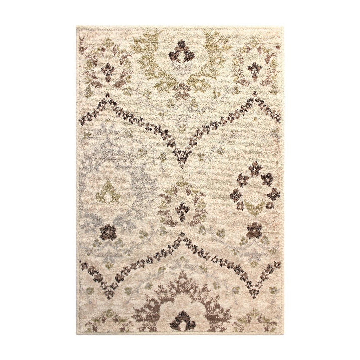 Augusta Modern Floral Cabin Setting Rug FredCo