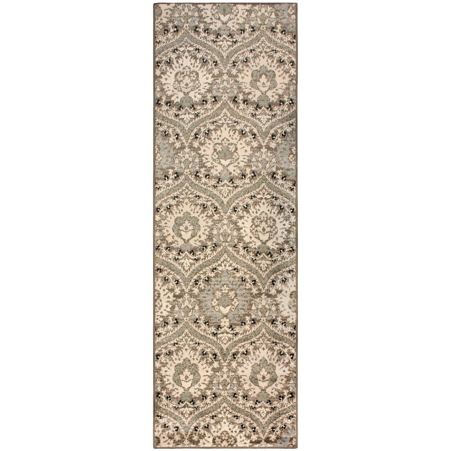 Augusta Modern Floral Cabin Setting Rug FredCo